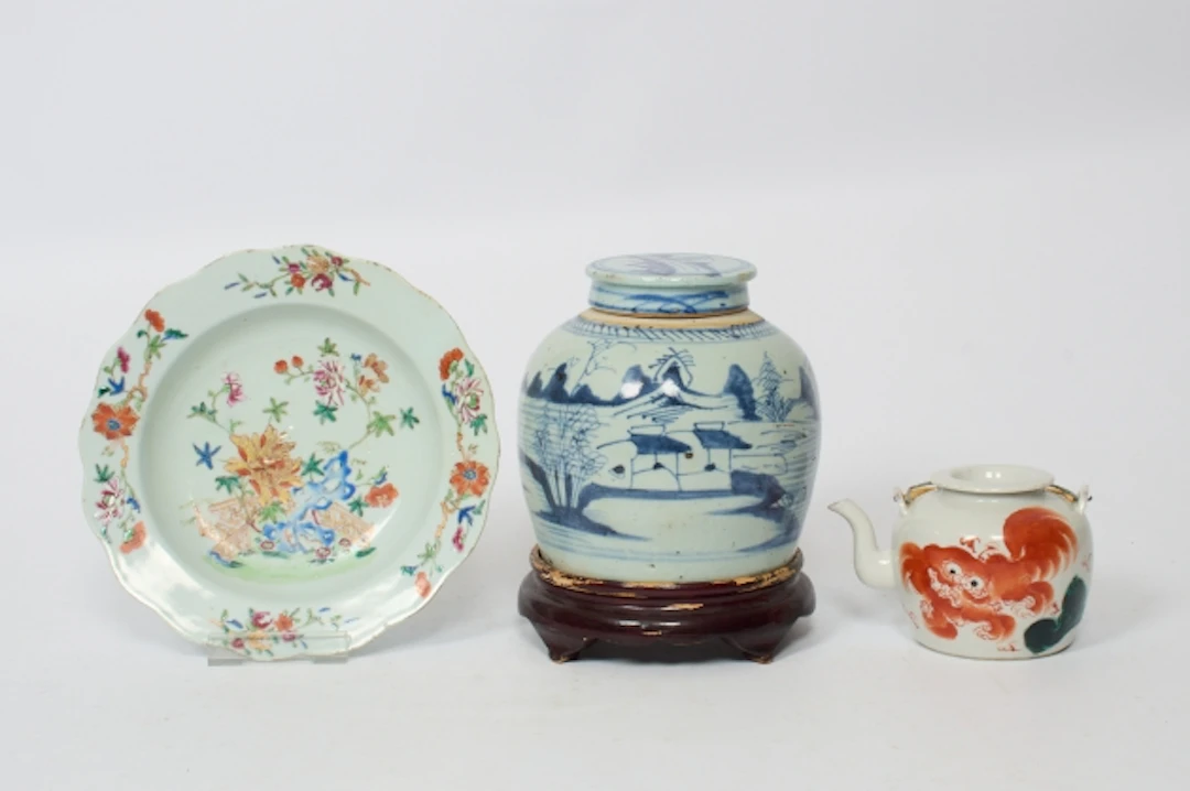 Porslin, Kina, Qingdynastin 17/1800 tal