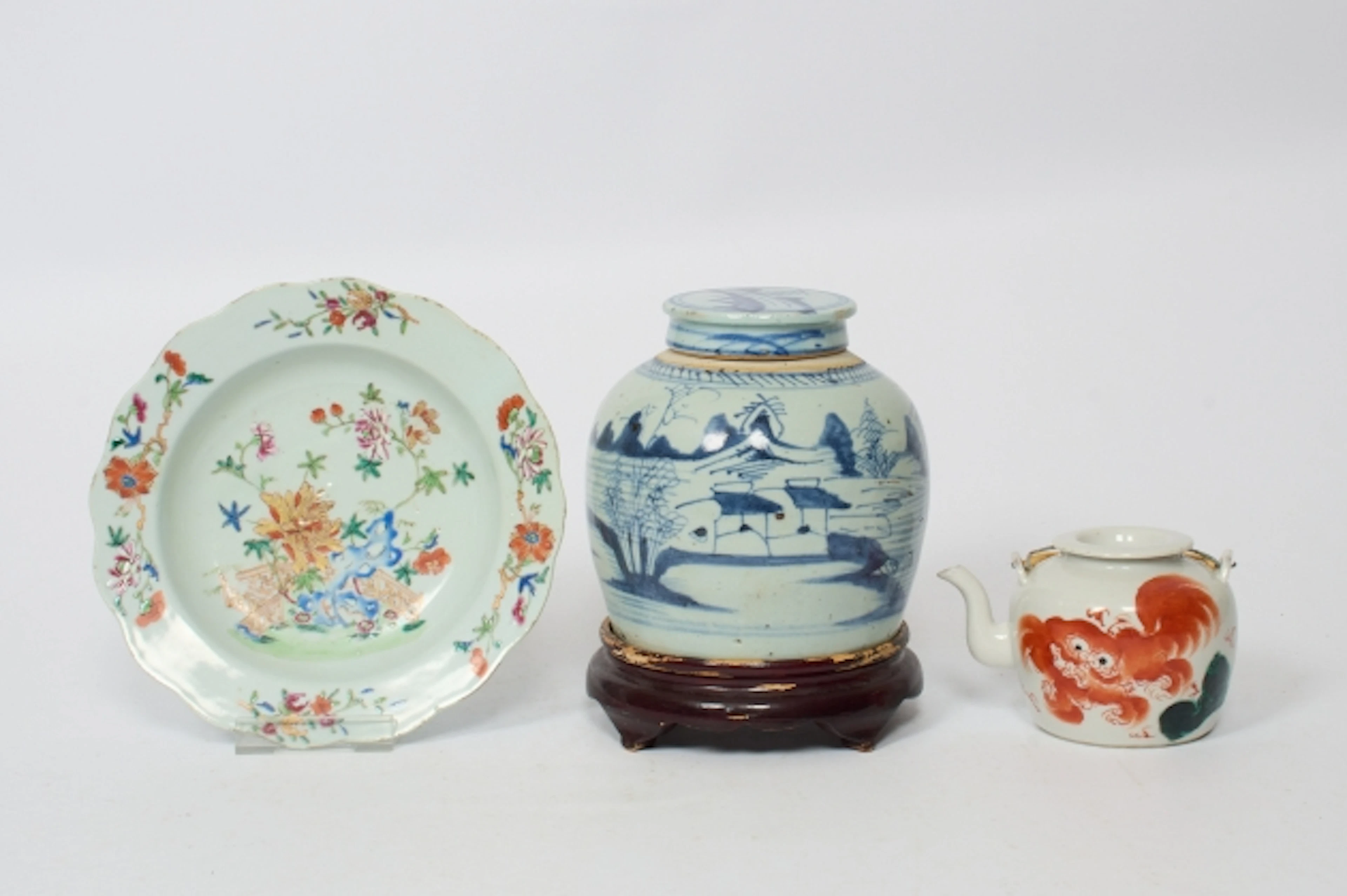 Porslin, Kina, Qingdynastin 17/1800 tal