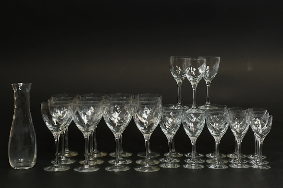 Glasservisdelar, "Chateau", Bertil Vallien, Kosta Boda