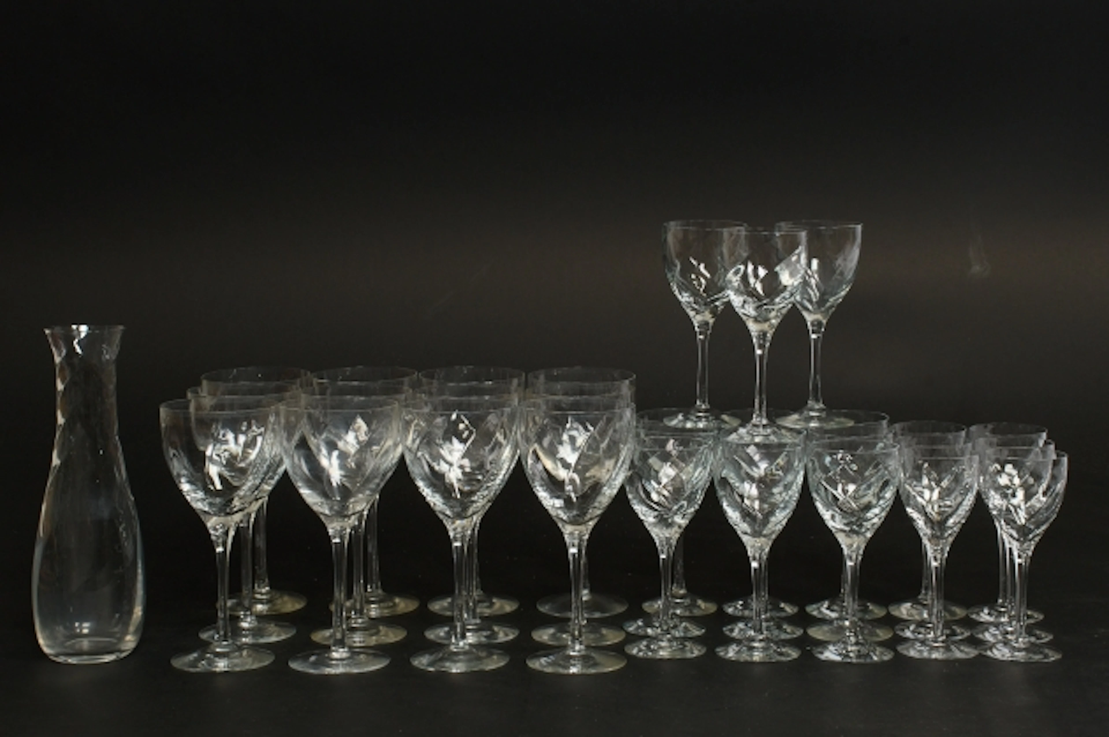 Glasservisdelar, "Chateau", Bertil Vallien, Kosta Boda