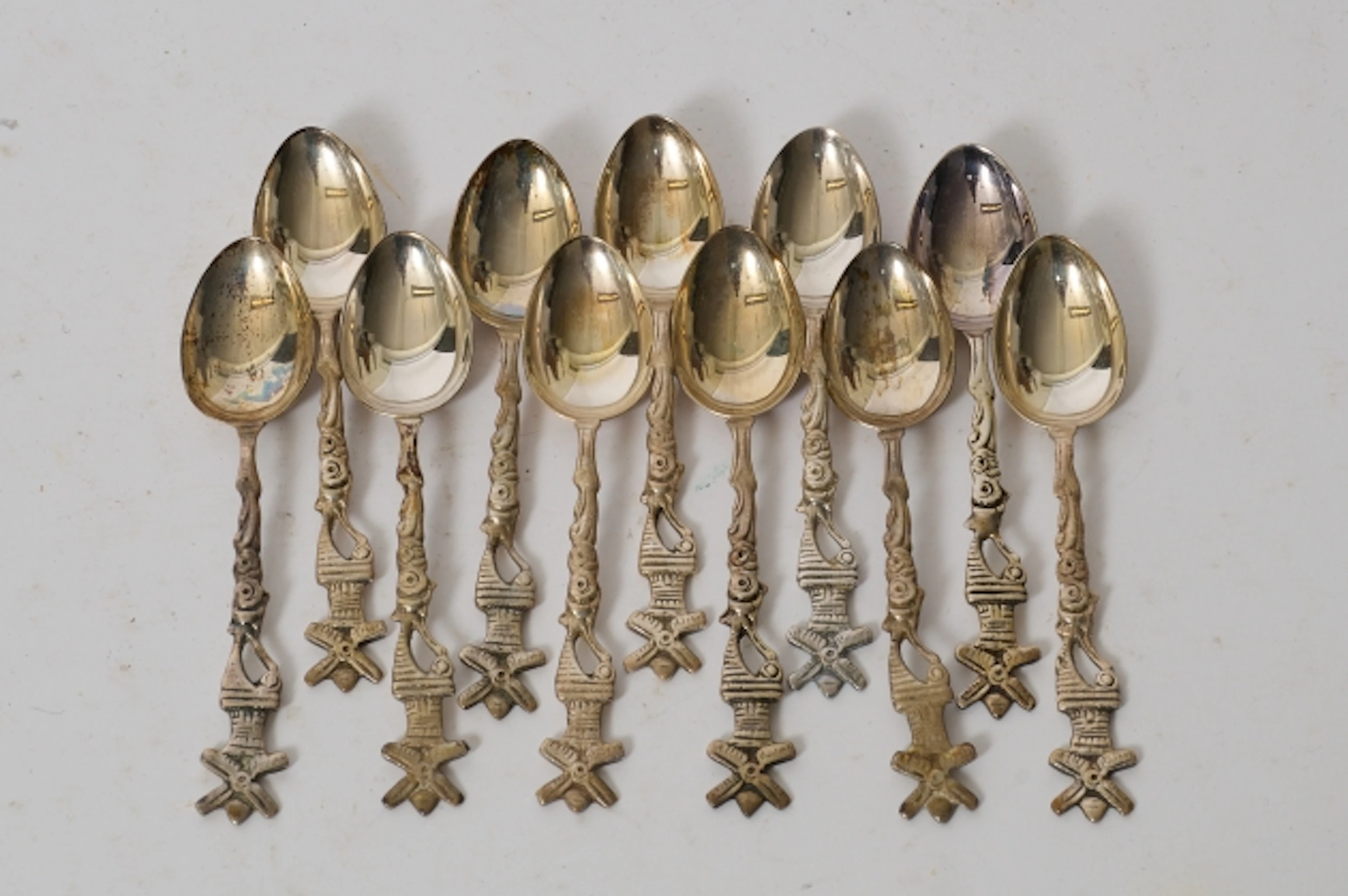 Kaffeskedar, silver