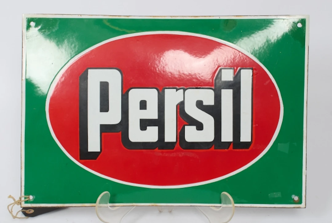 Emaljskylt, "Persil"