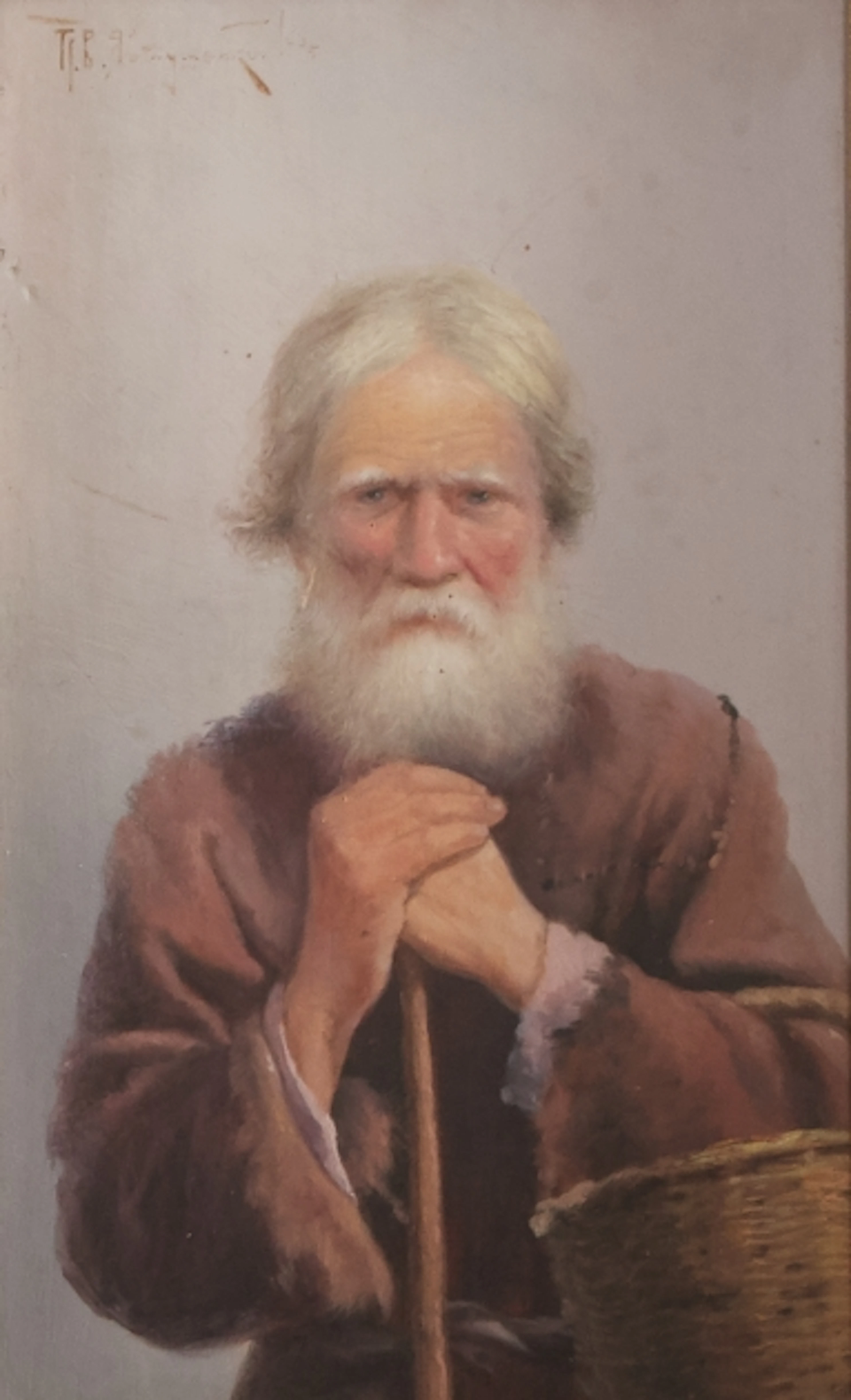 Olja på pannå, signerad "P.V. Yavtushenko"