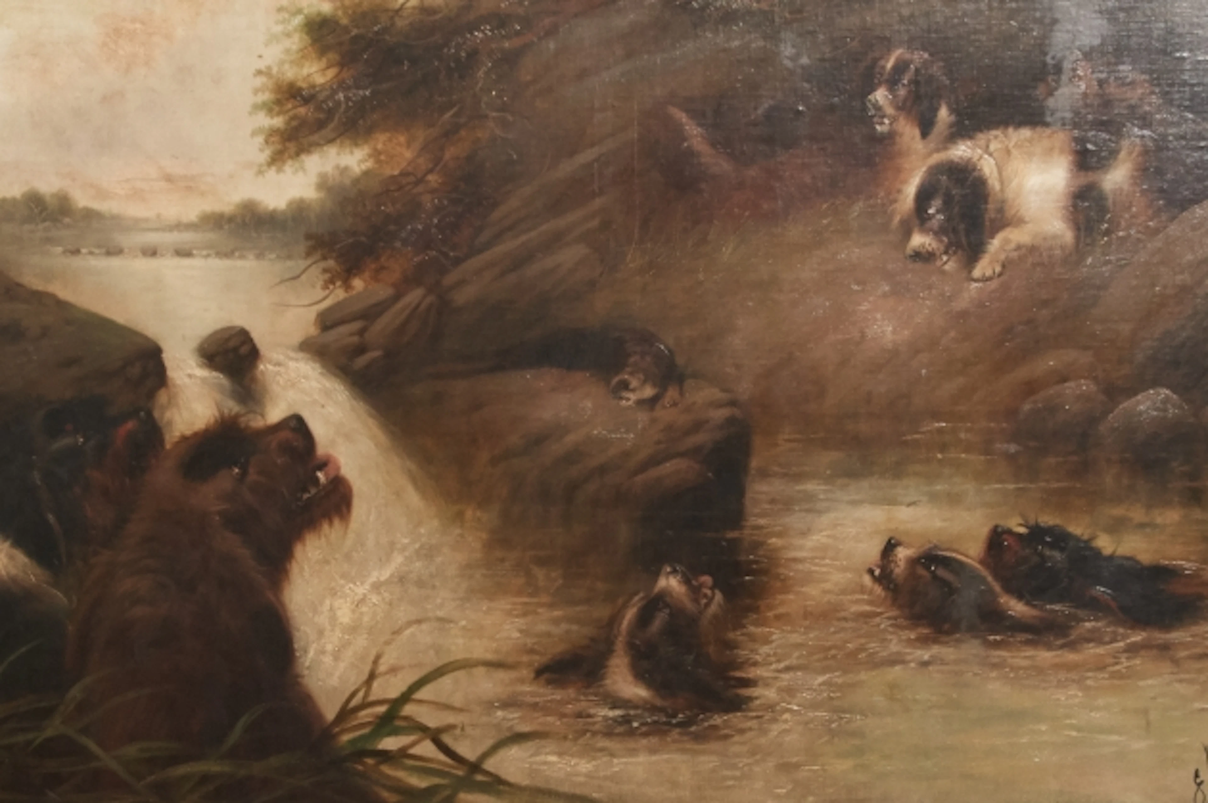 Olja på pannå, Georg Armfield, 1800-tal