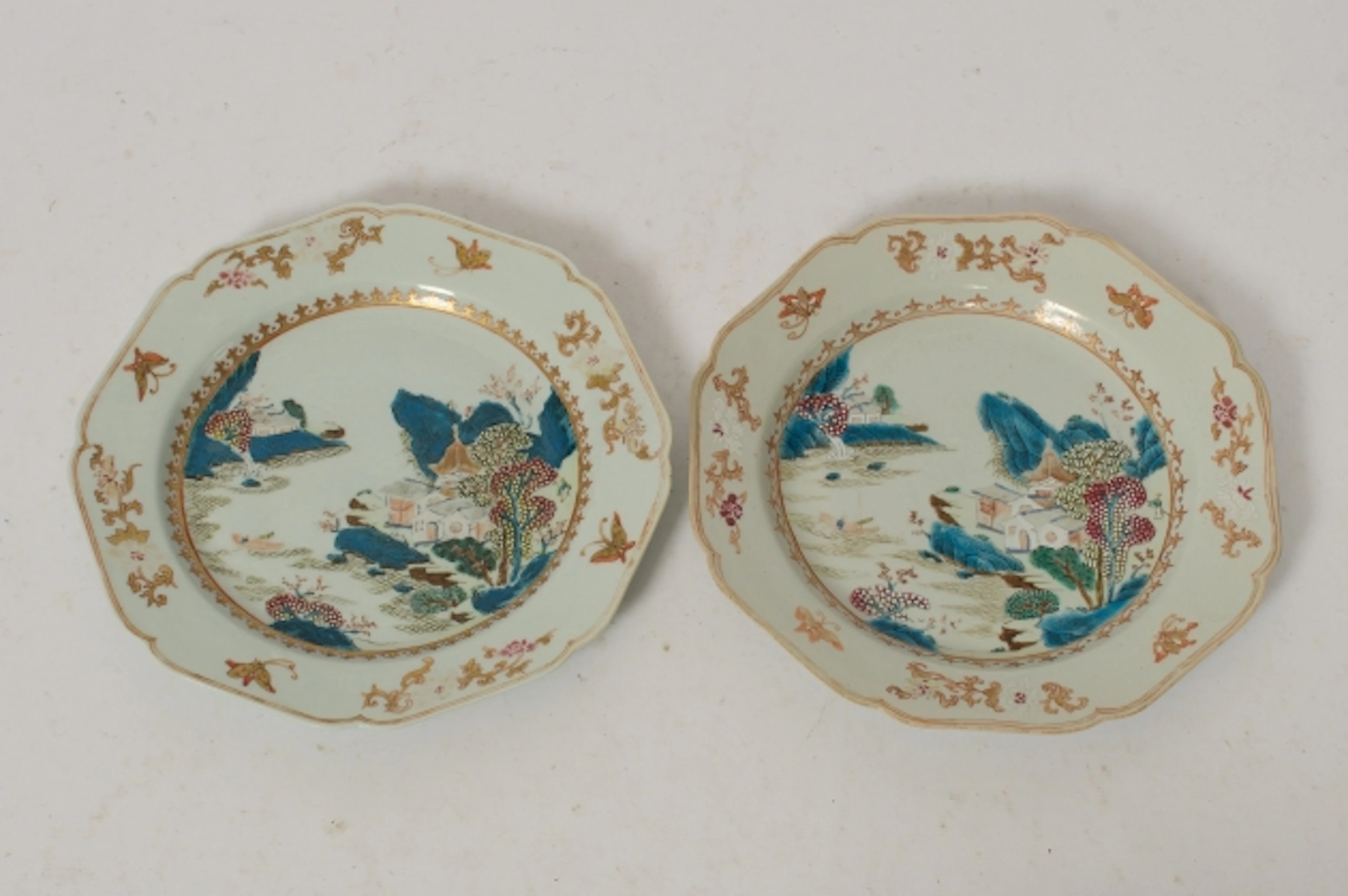 Tallrikar, Kina, 1700-tal