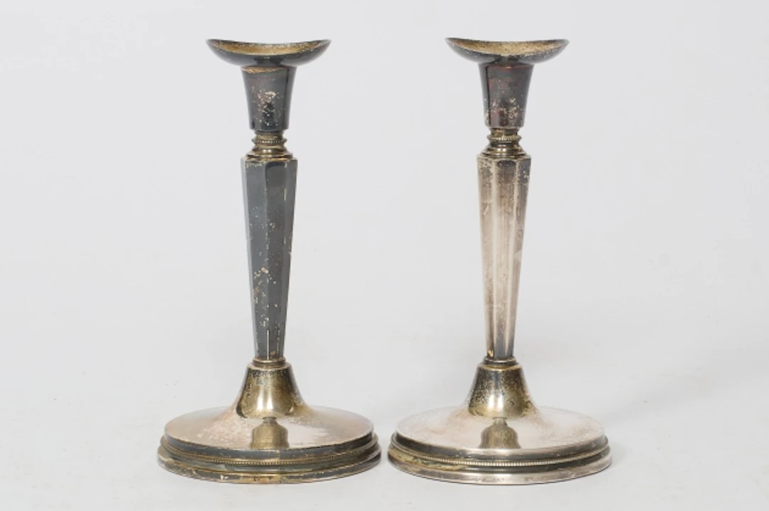 Ljusstakar, silver, Eric Löfman, MGAB