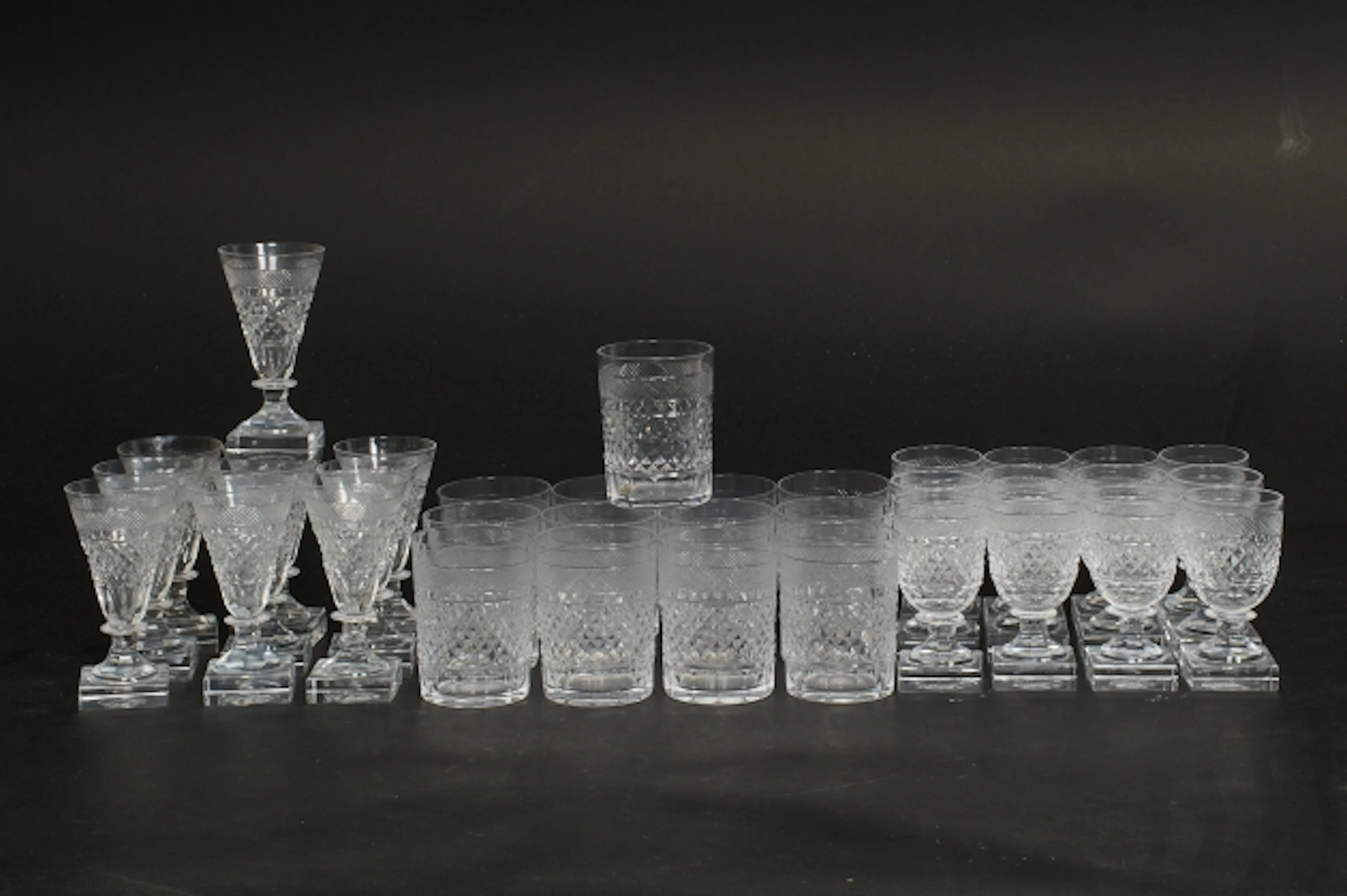 Glasservisdelar, "Kent", Elis Bergh, Kosta