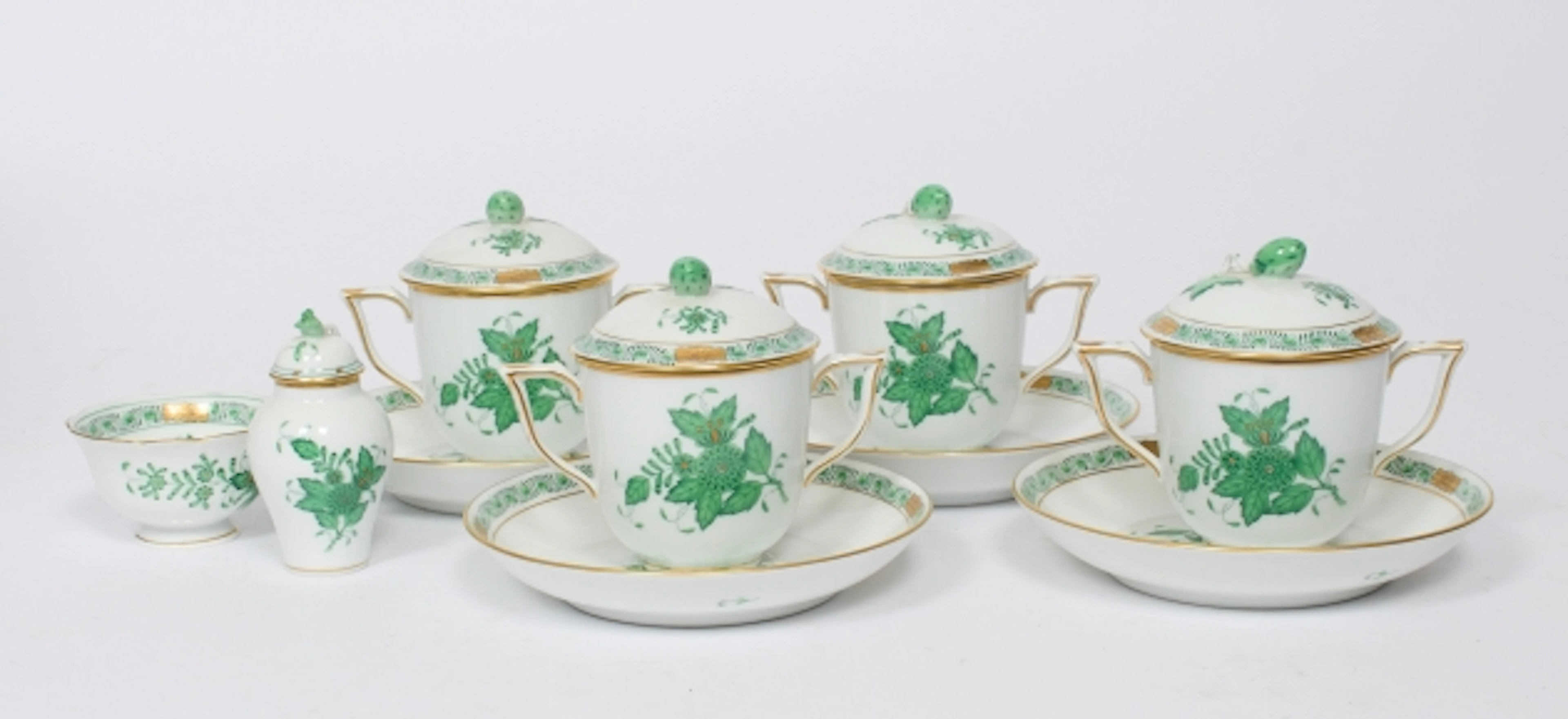 Porslin, "Apponyi Vert", Herend
