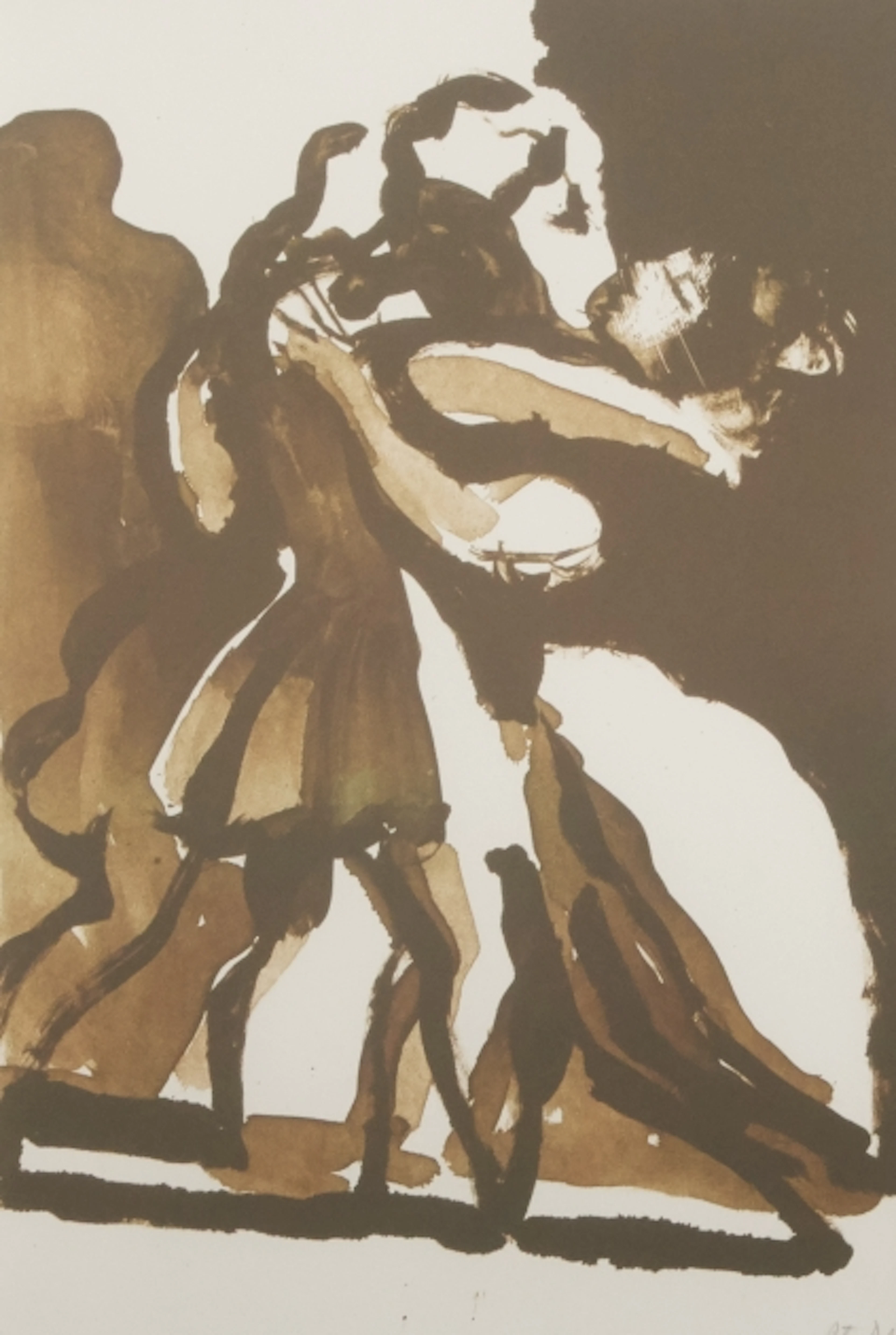 Litografi, ur "Fredmans Epistlar", Peter Dahl