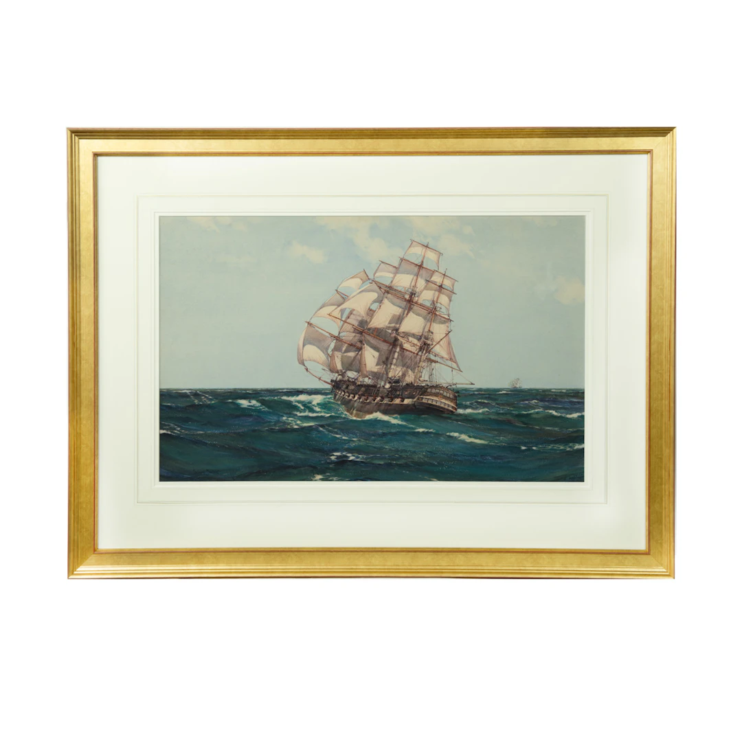 Montague Dawson: Wind Aft, The Repulse