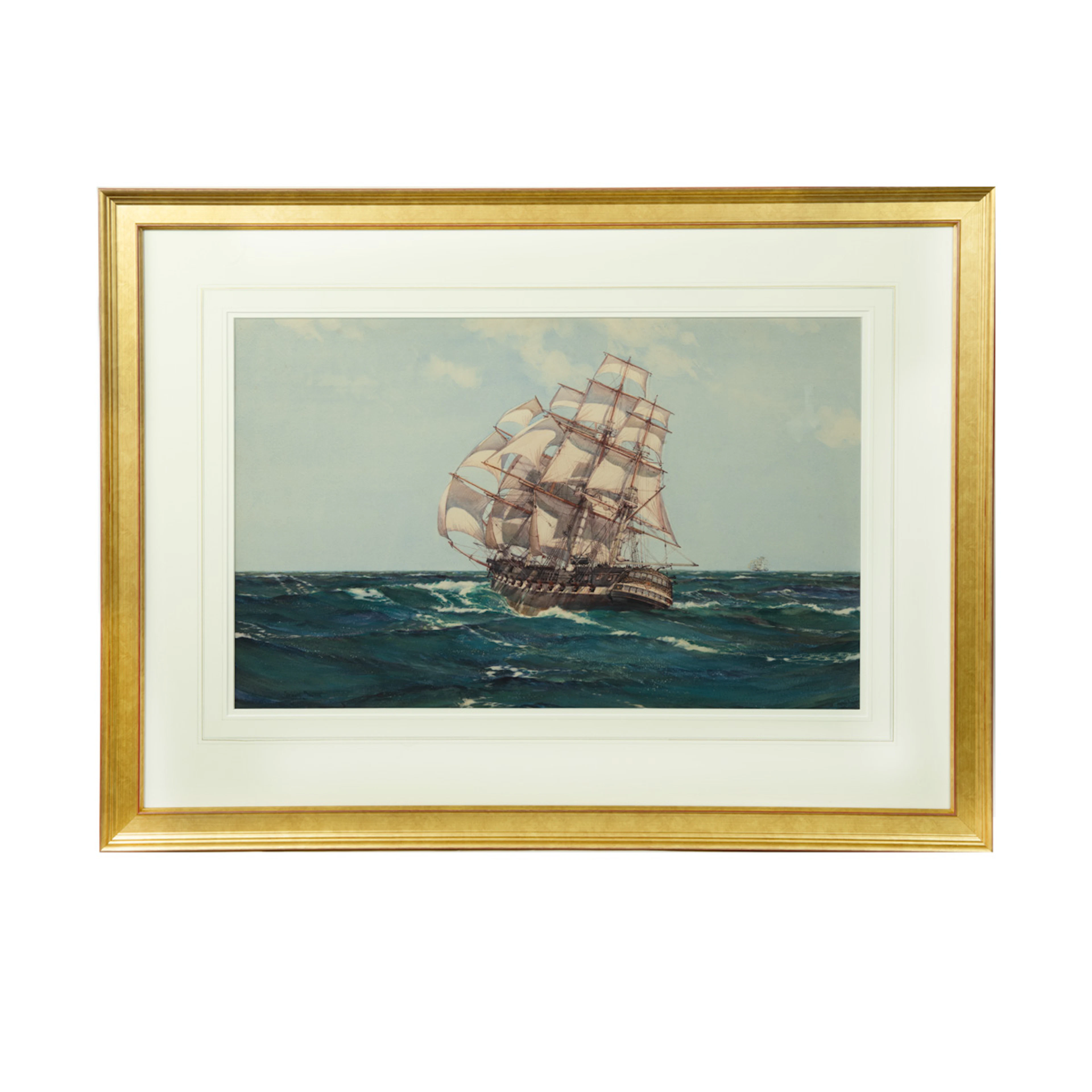 Montague Dawson: Wind Aft, The Repulse