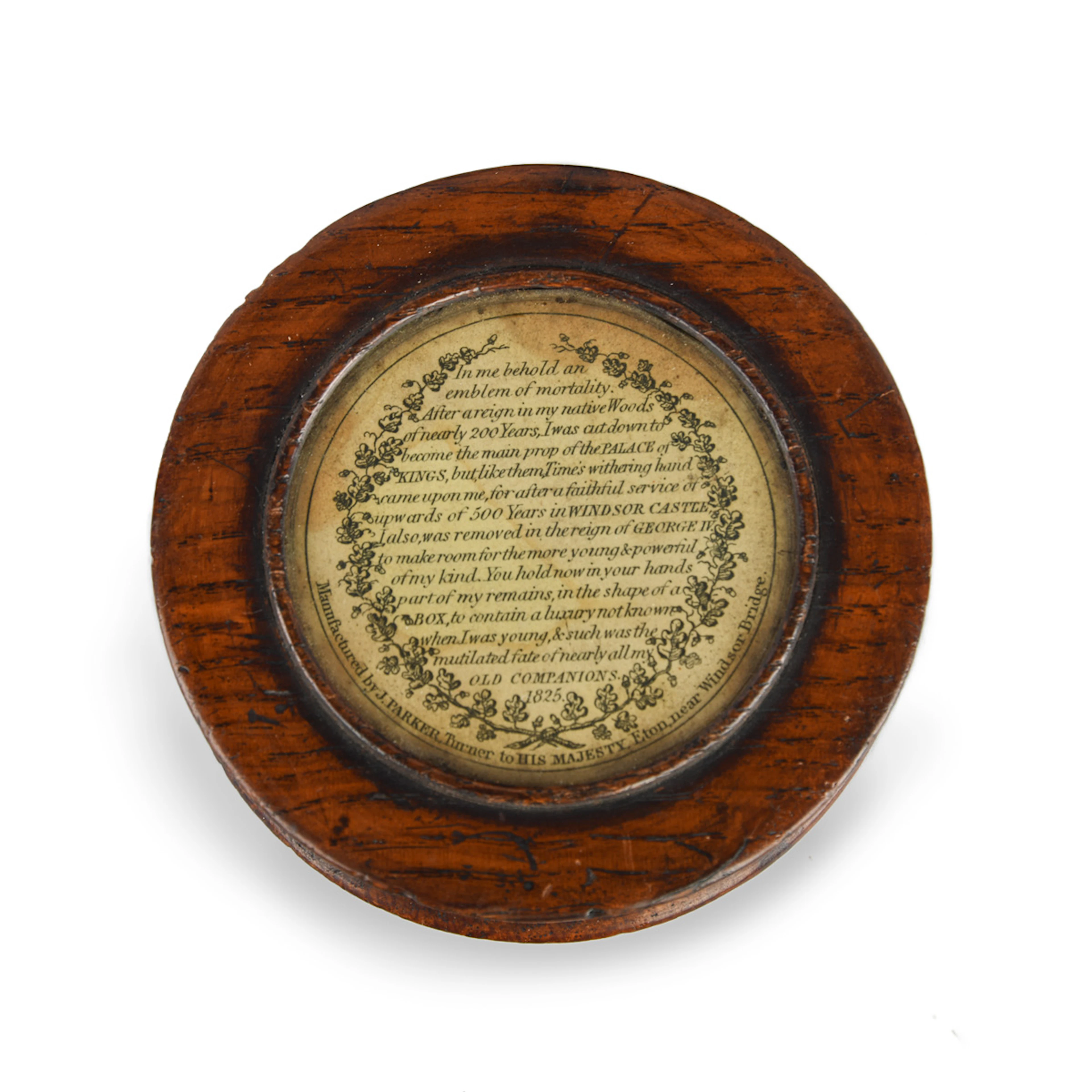 A Rare and Historically Interesting George IV Period Snuff Box Made