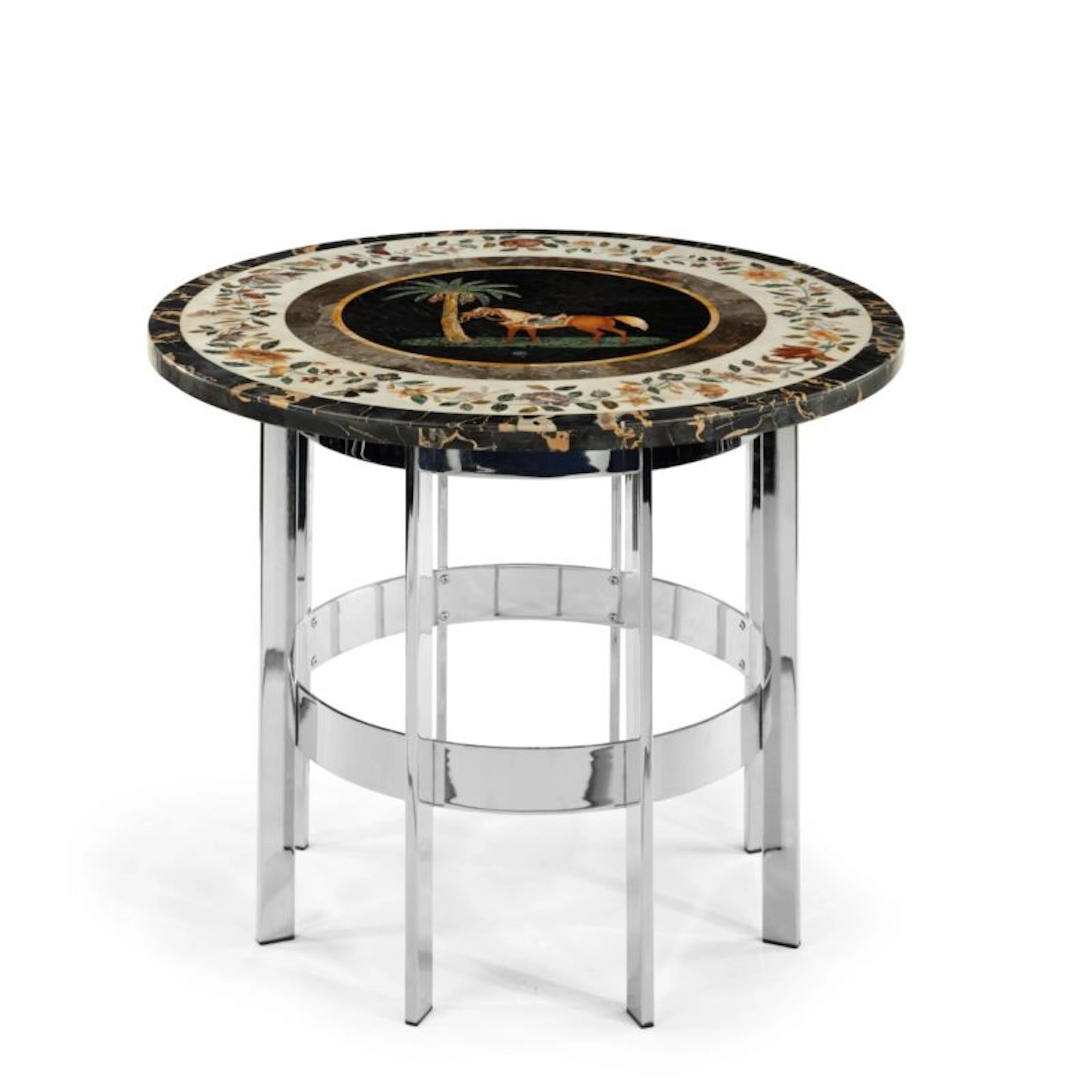 A Maltese pietra dura table top attributed to Joseph Darmanin & Sons