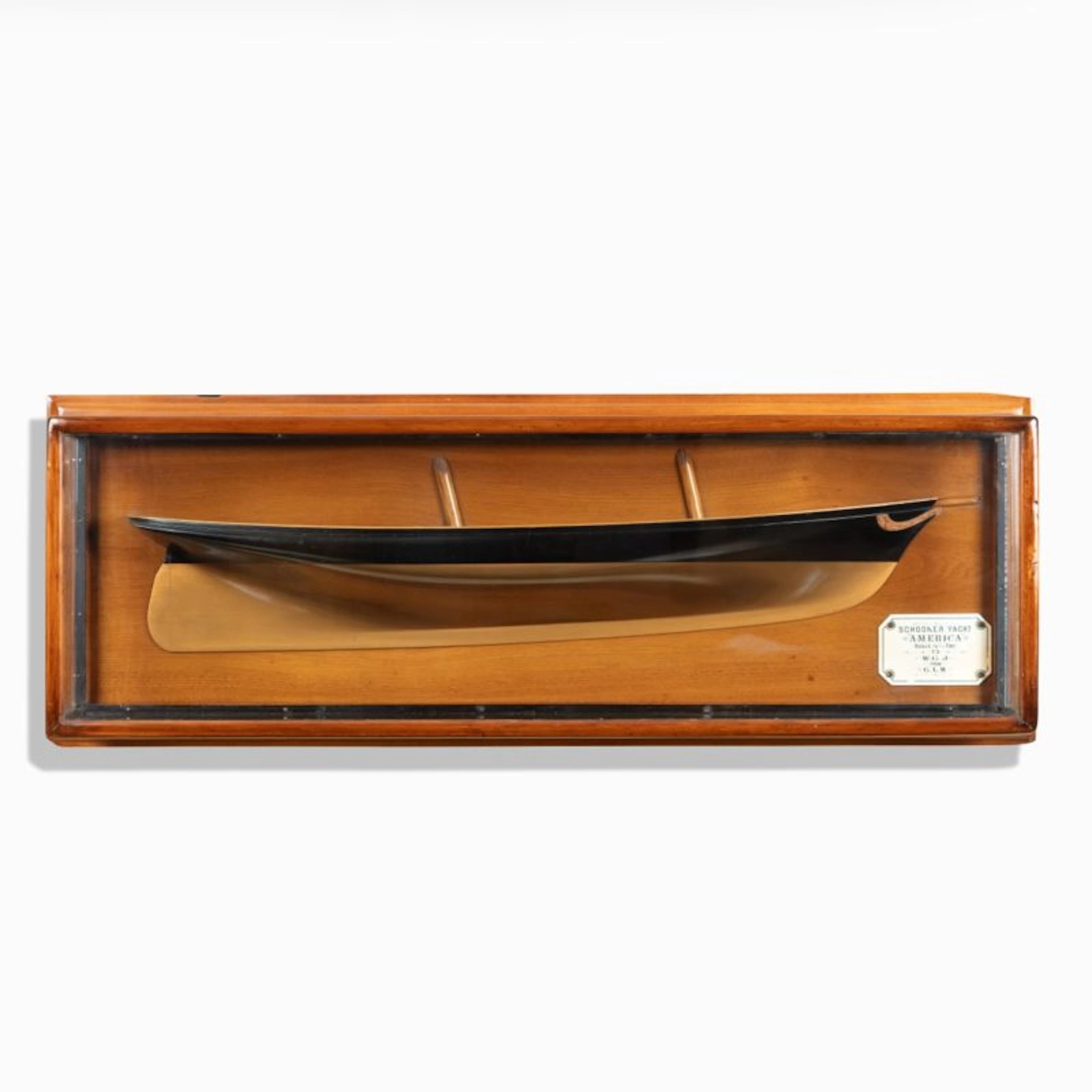 A presentation model of America’s Cup winner America by G. L. Watson