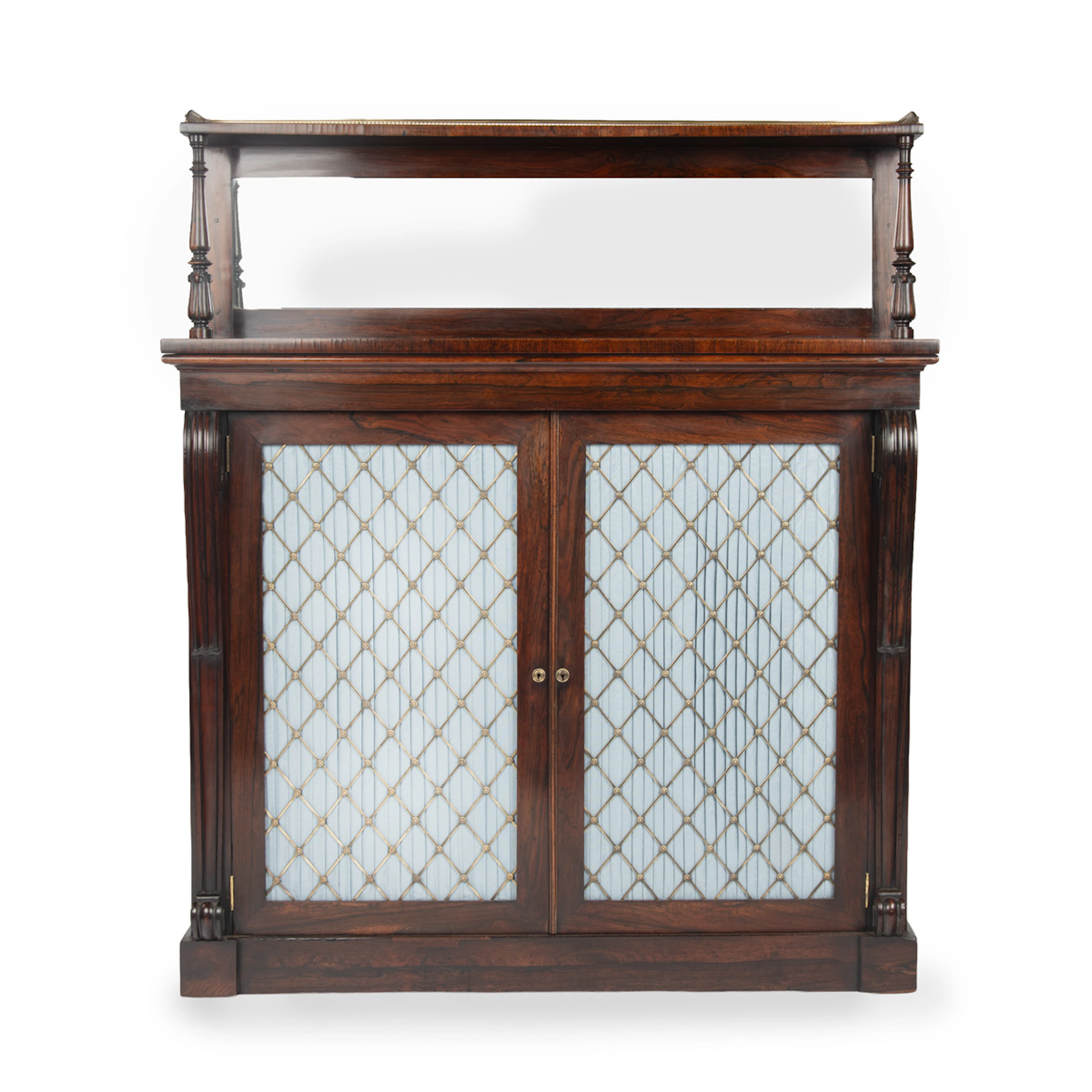 A Fine Rosewood Inverted Breakfront Chiffonier in the Manner of Gillows, c.1825