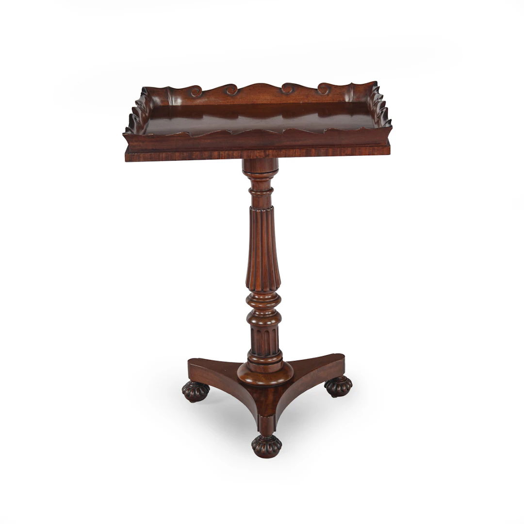 A Fine George IV Period Mahogany Tray Top Tripod Table by Gillows, c.1825