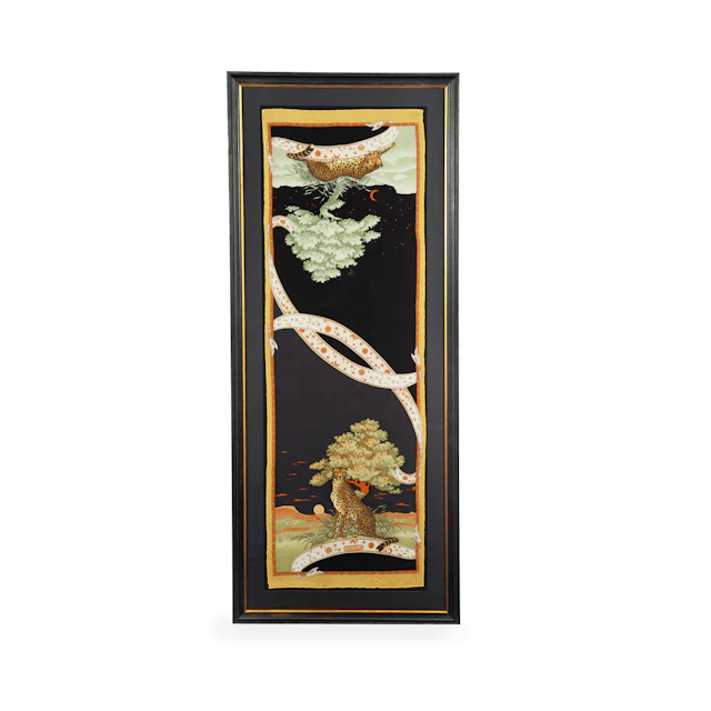 Framed Rectangular Silk Salvatore Ferragamo Scarf