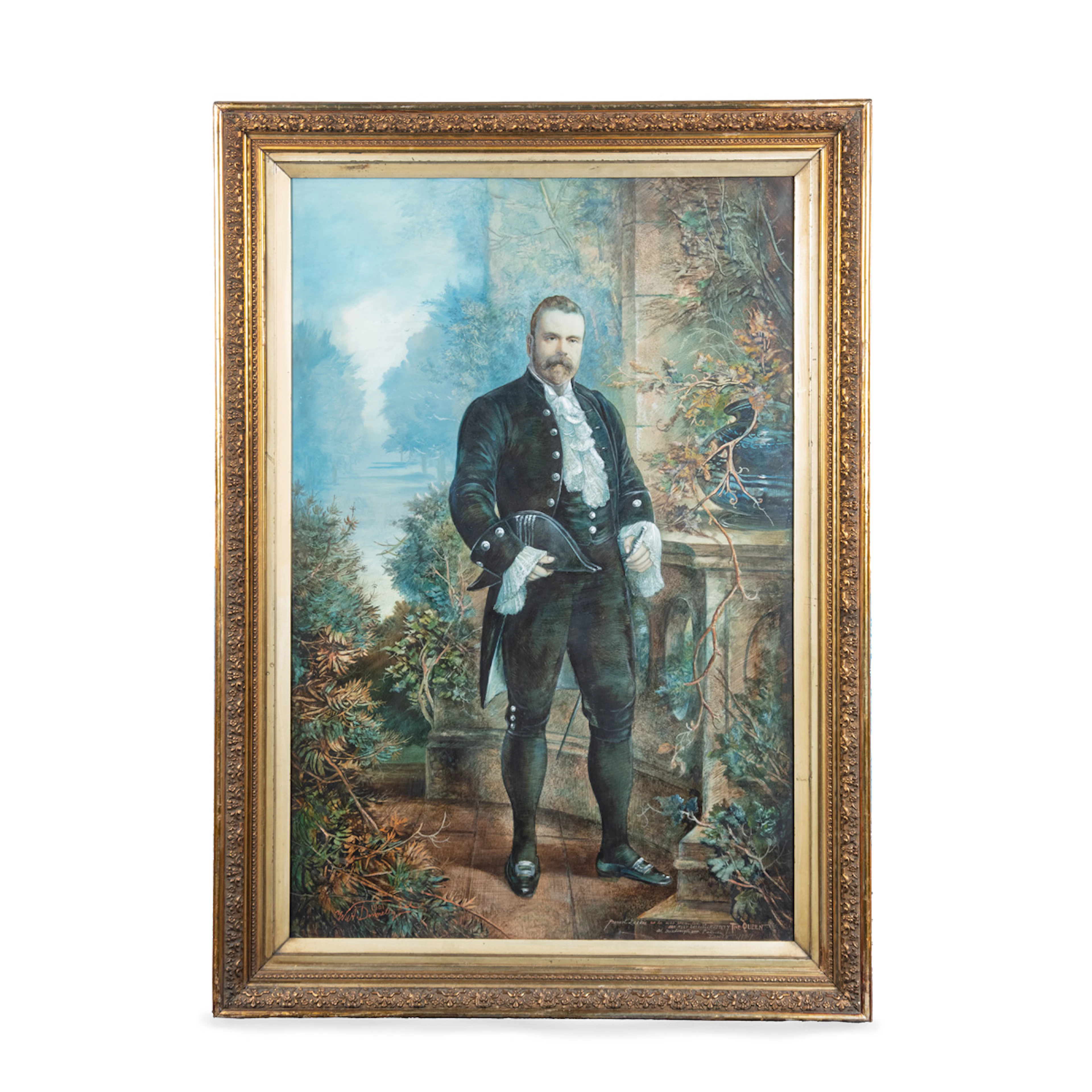A large portrait of Provost Samuel Leckie by William A. Donnelly 1901