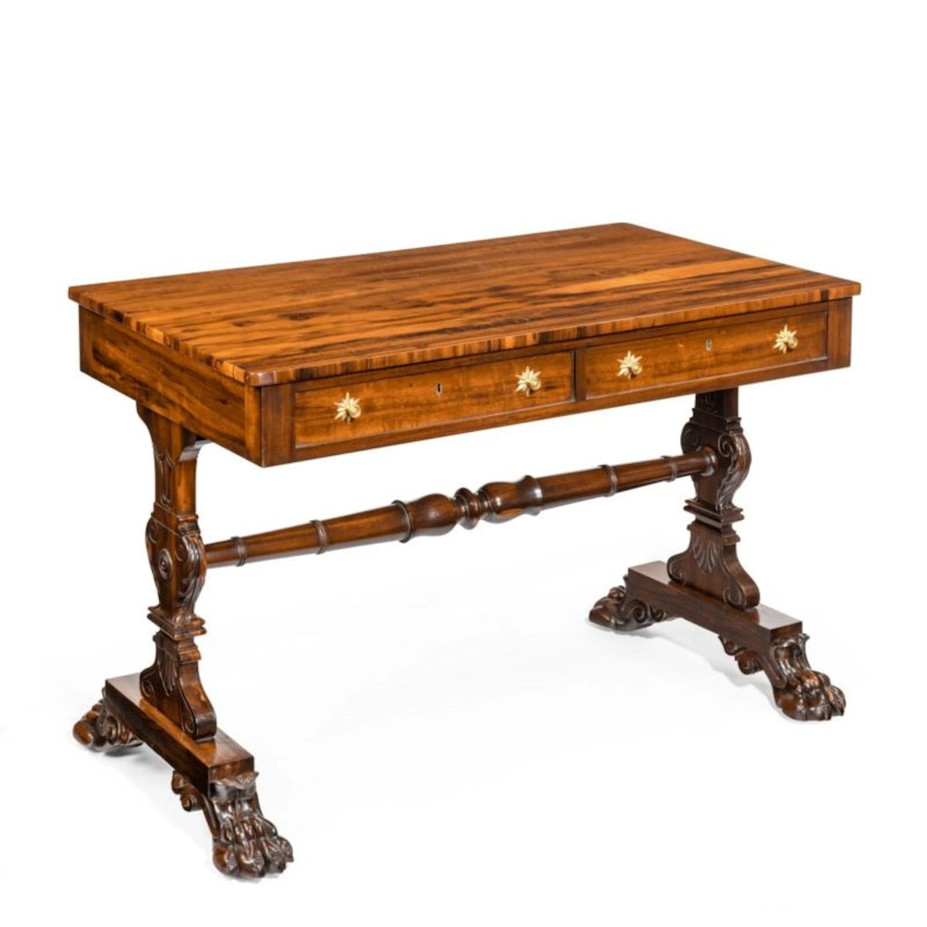 Regency free standing Gonzalo Alves writing table or library table
