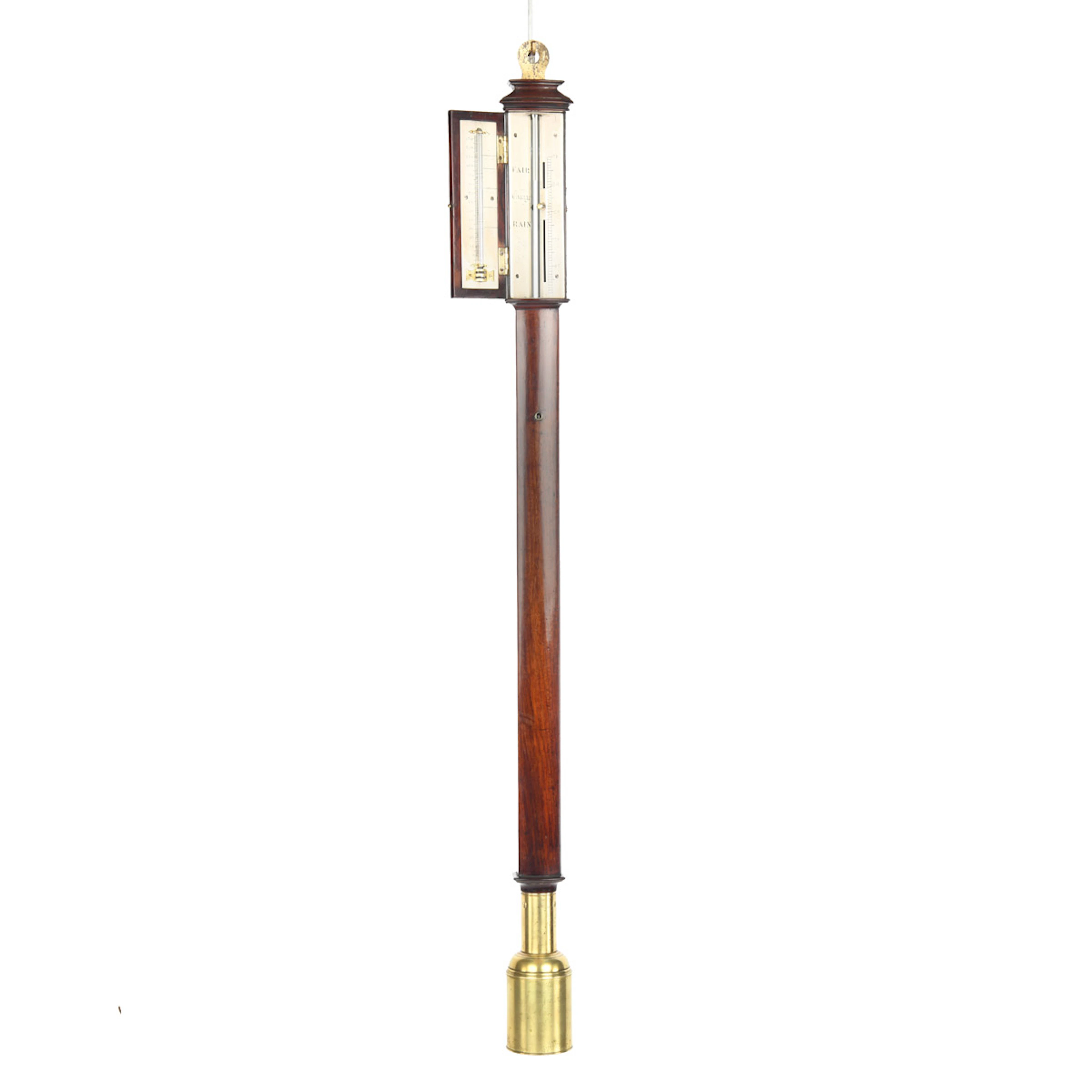 A fine mahogany ship’s stick barometer by Dolland & Son