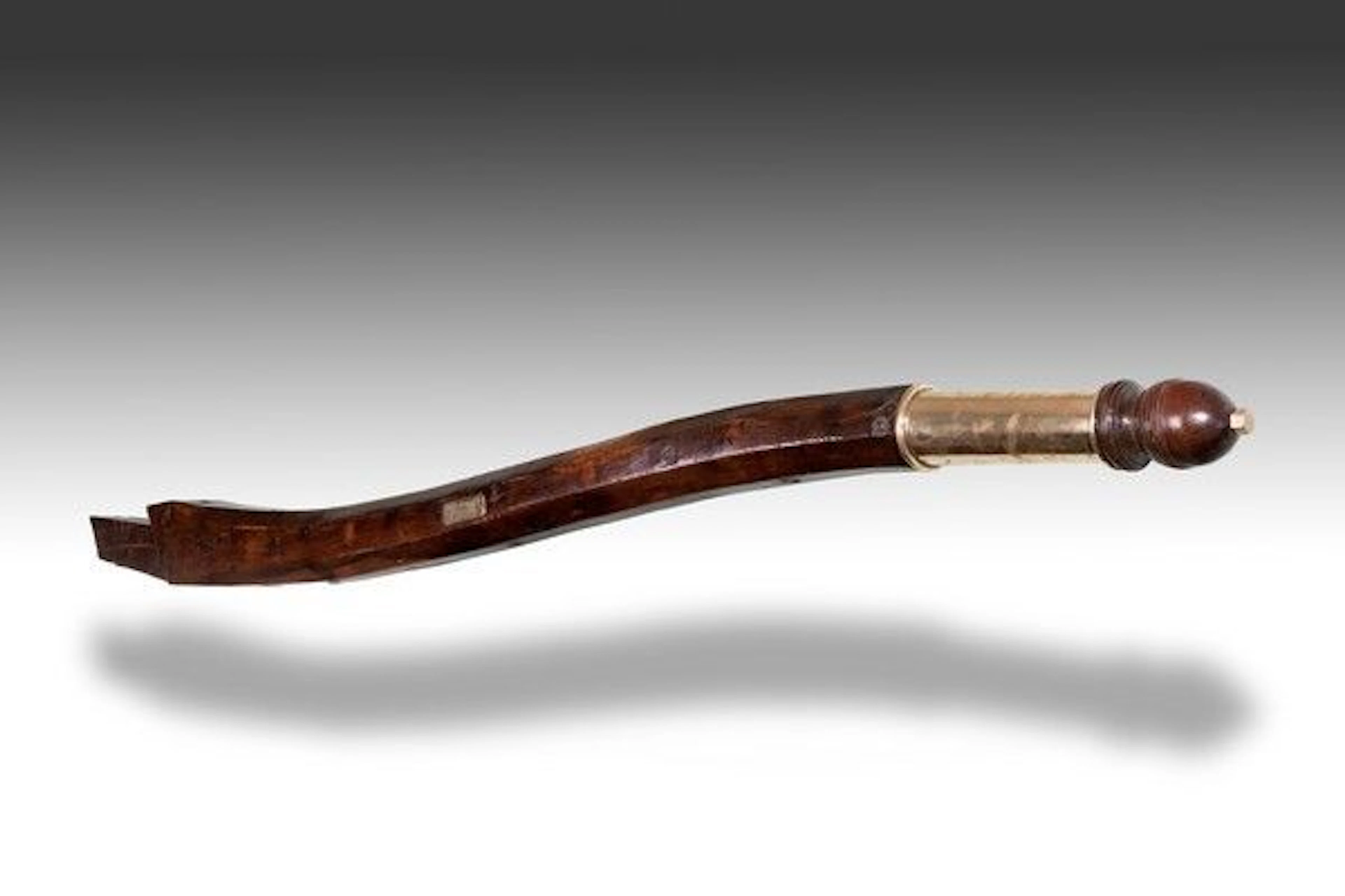 A large elm tiller from the Brixam fishing trawler ‘Provident’