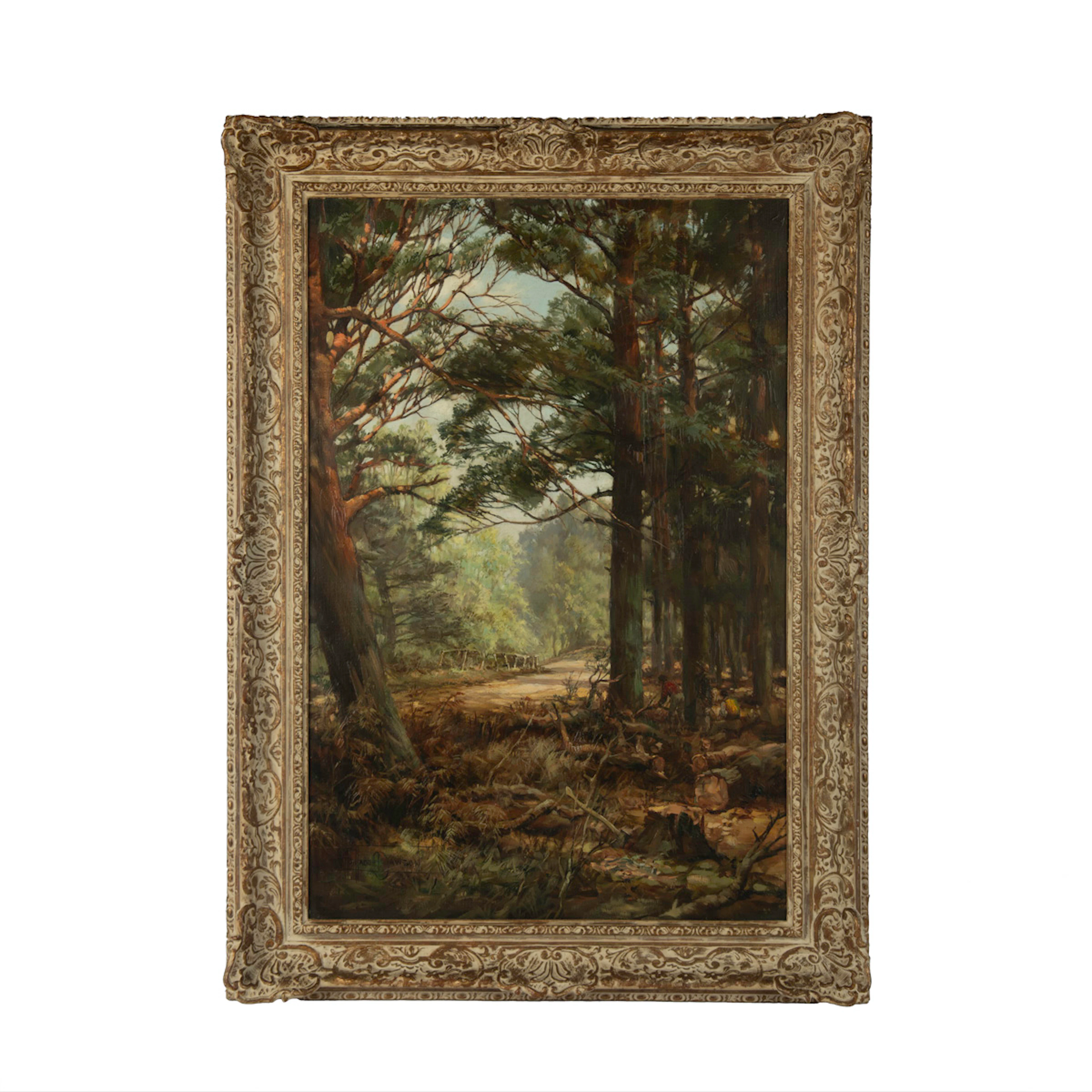 ‘The Forest Road, Boldrewood, Hampshire’ by Montague Dawson