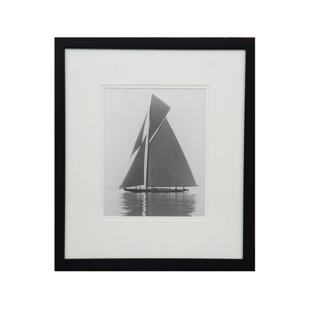 Shamrock becalmed – by Kirk and sons of the famous j class yacht Shamrock