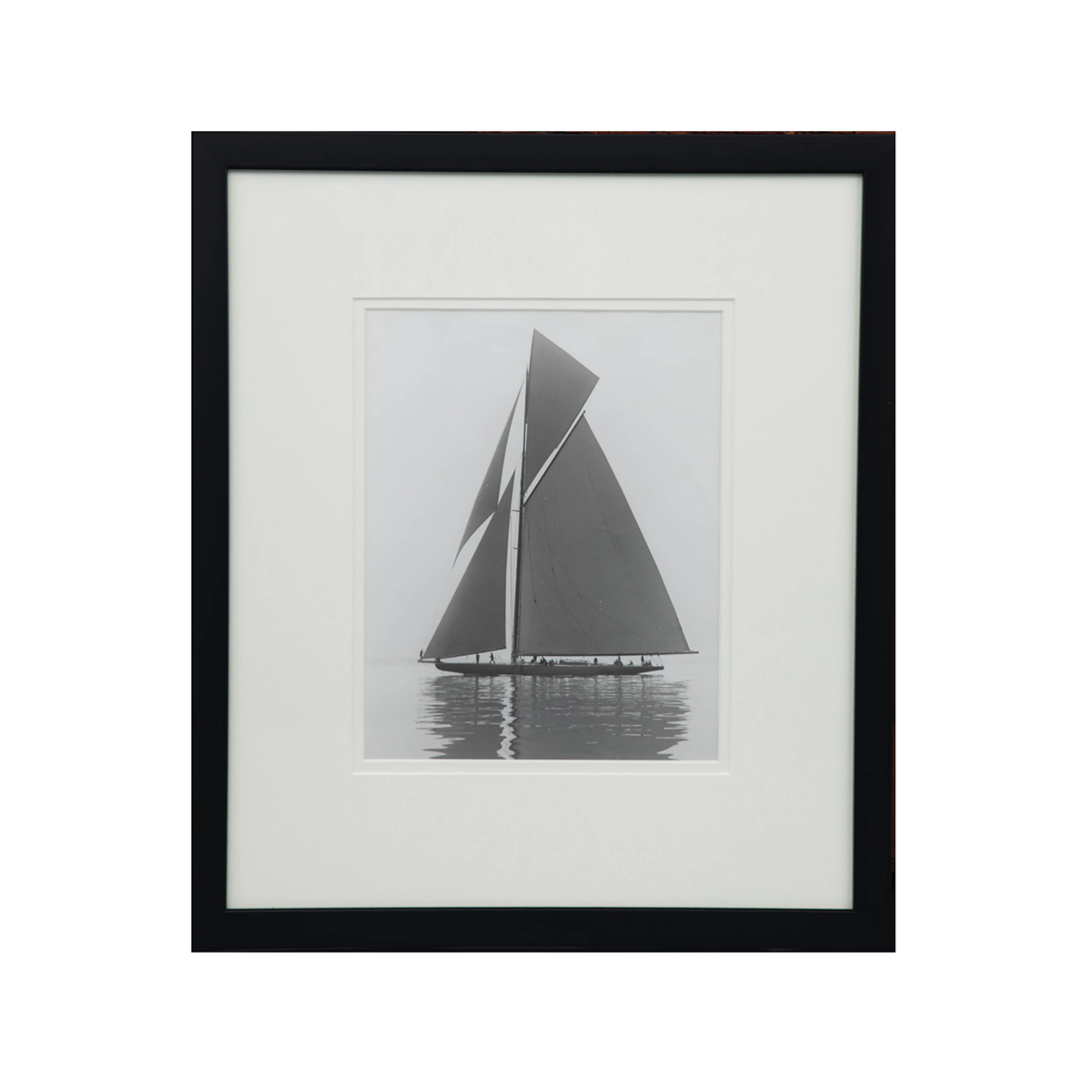 Shamrock becalmed – by Kirk and sons of the famous j class yacht Shamrock