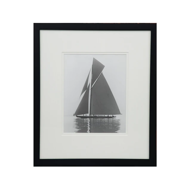 Shamrock becalmed – by Kirk and sons of the famous j class yacht Shamrock