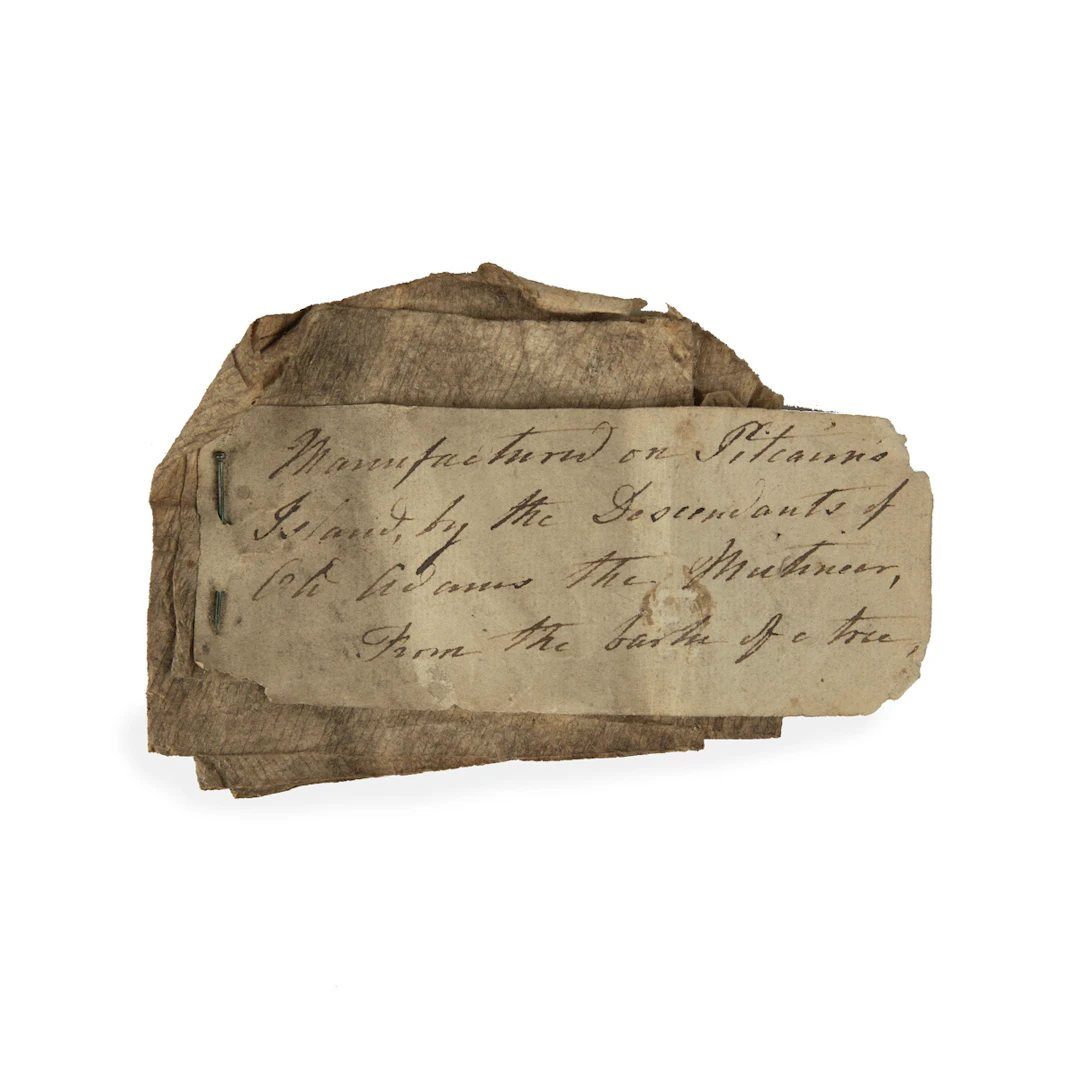 A relic from the family of Bounty Mutineer John Adams: An exceptionally