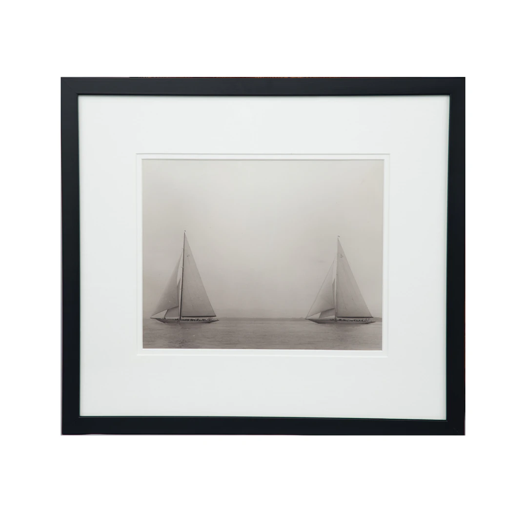 J class K3 (shamrock) and k2 racing in light airs by Kirk and sons