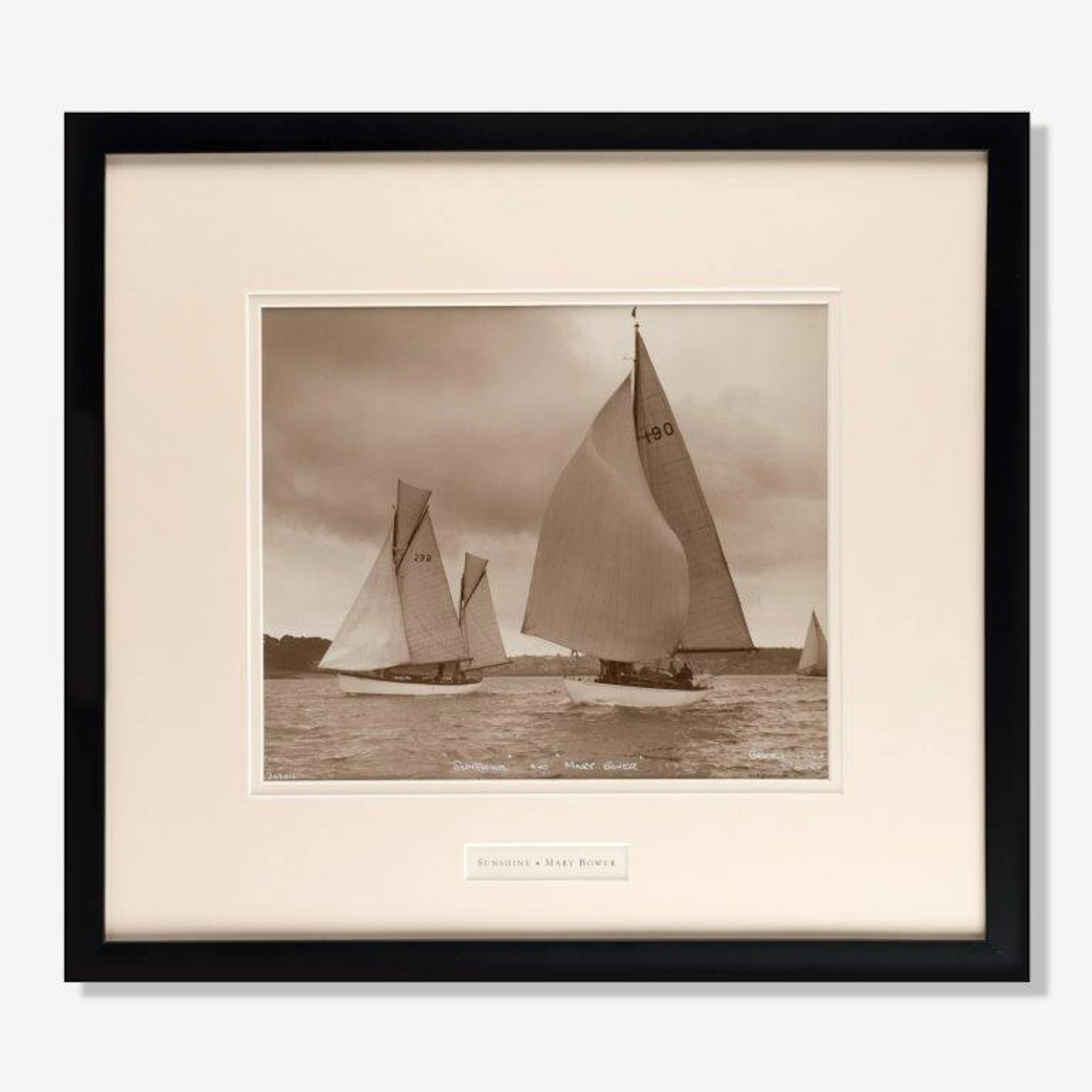 Original Beken photograph of the Gaff rigged Ketch sunshine Circa 1950