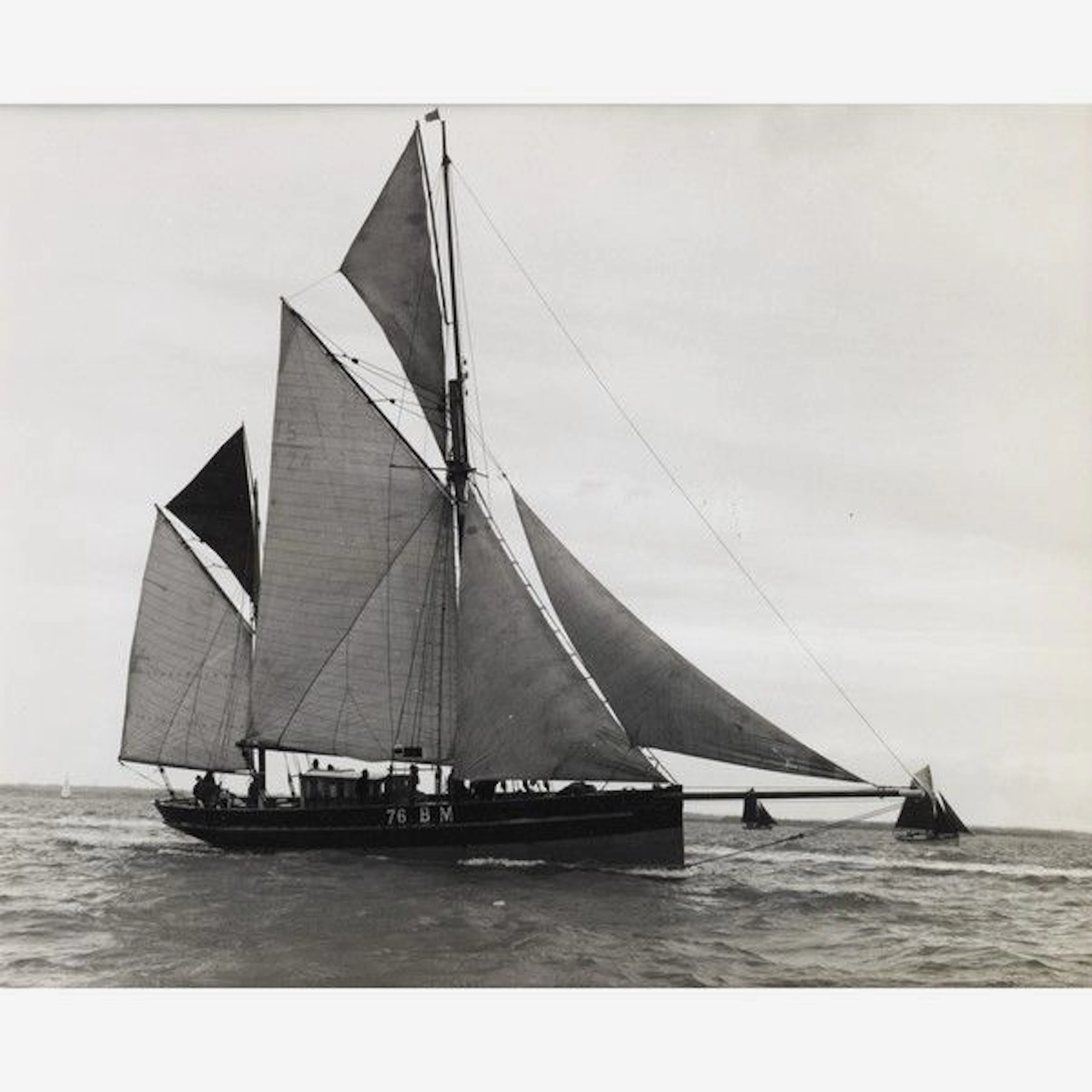 Early silver gelatin photographic print by Beken of Cowes – Brixam
