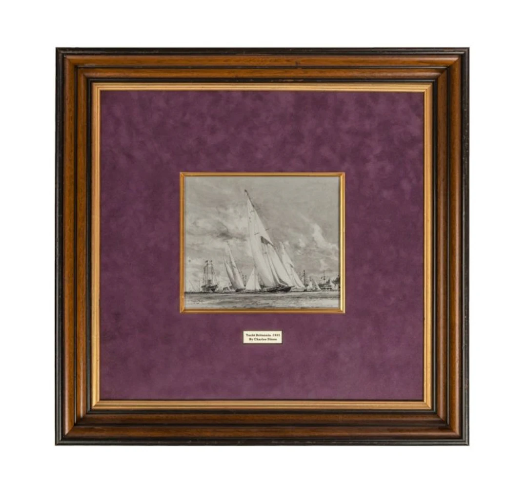 Charles Dixon on R.A. for King George V, Royal Yacht Britannia