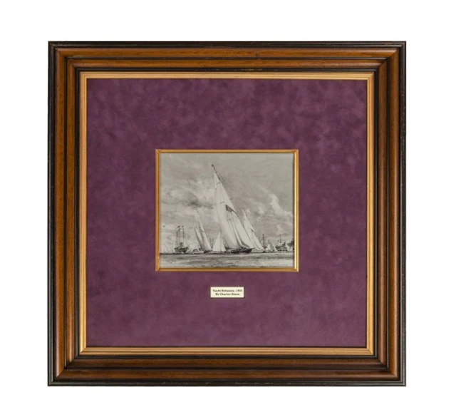 Charles Dixon on R.A. for King George V, Royal Yacht Britannia