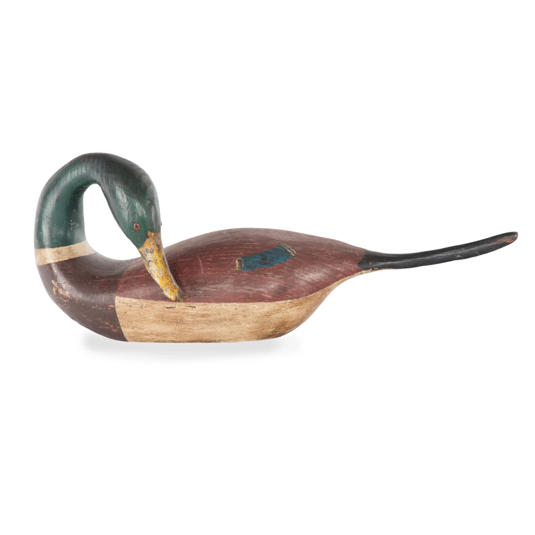‘Mallard’, Carved and Painted, Signed and Inscribed With Title, by