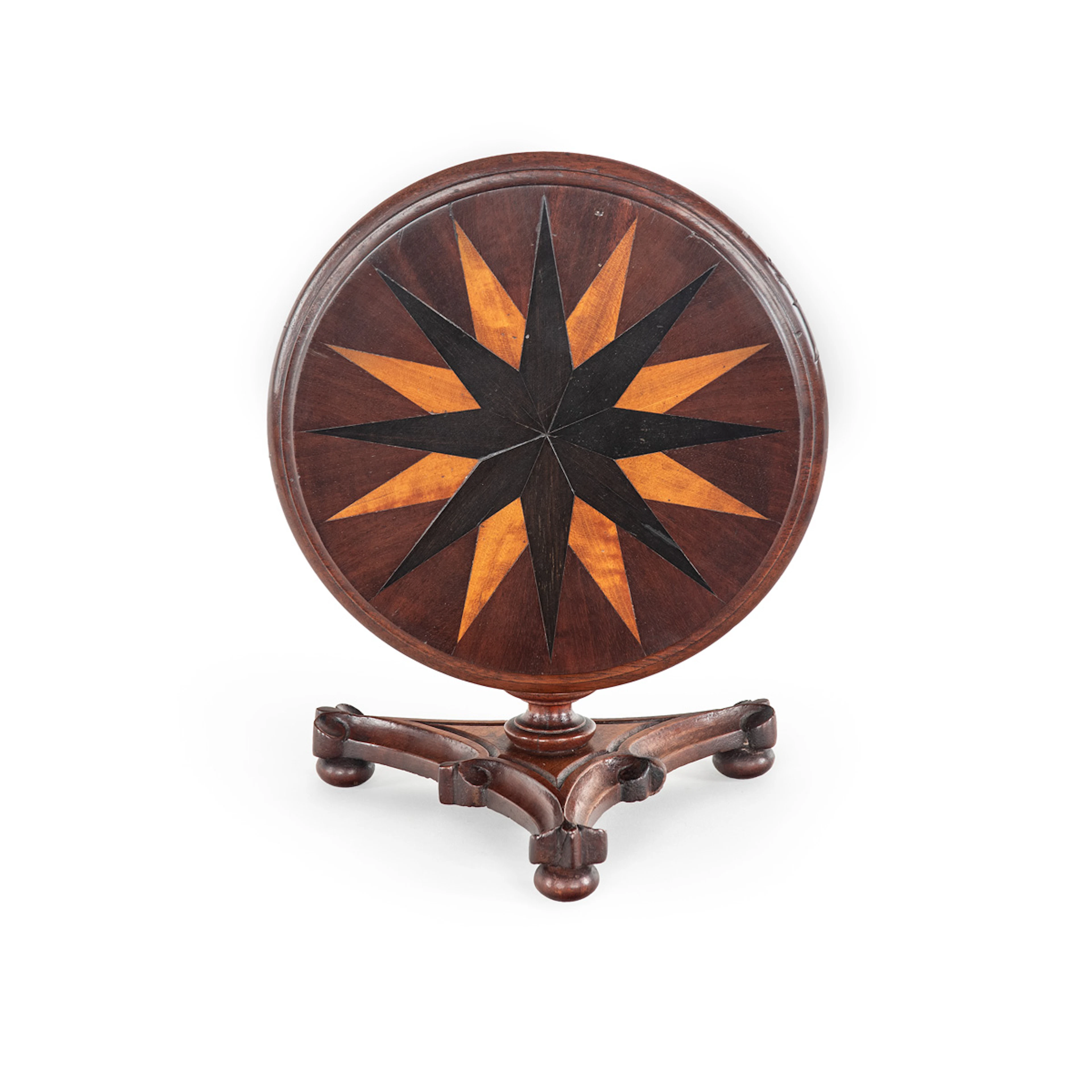 A Victorian Walnut Miniature Table, circa 1870