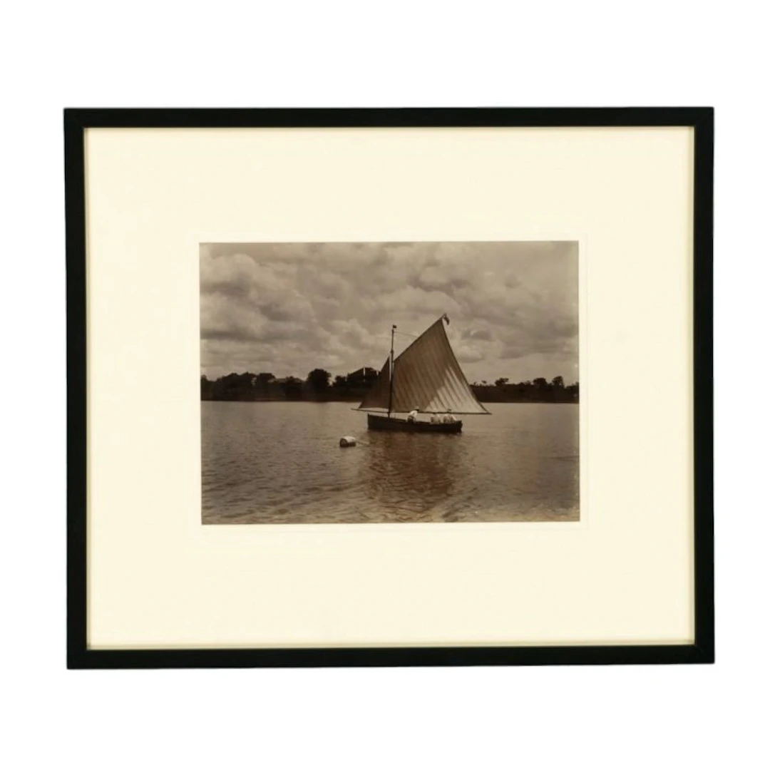 A rare framed Albumen print attributed to John Valentine
