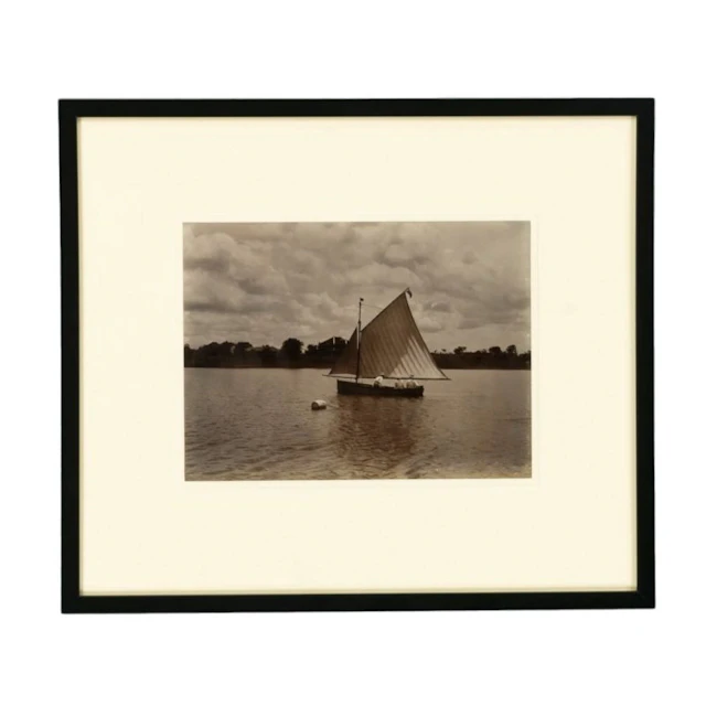 A rare framed Albumen print attributed to John Valentine