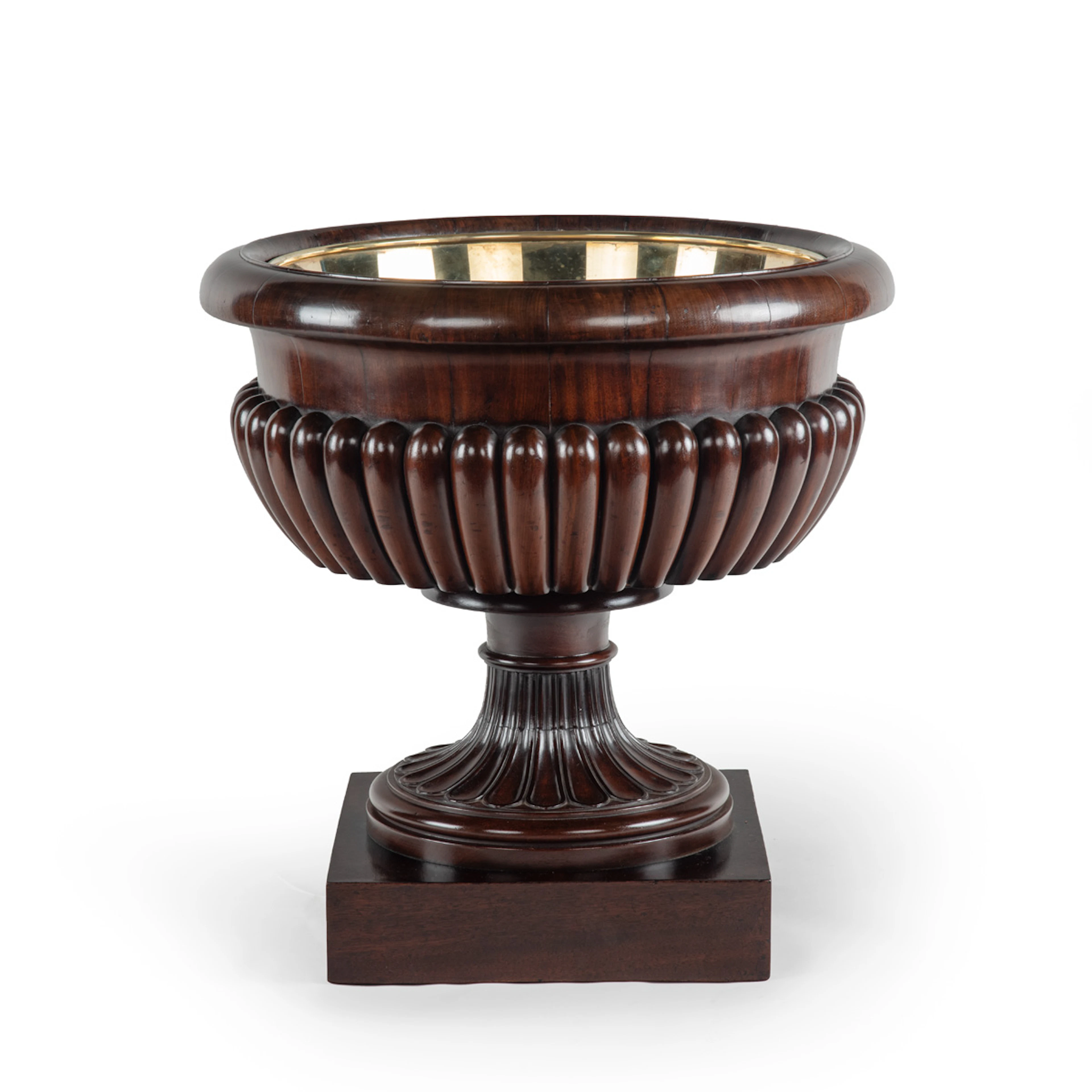 A fine George IV mahogany wine cooler attributed to Gillows