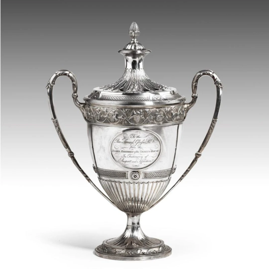 Trinity House silver presentation cup and cover 1795