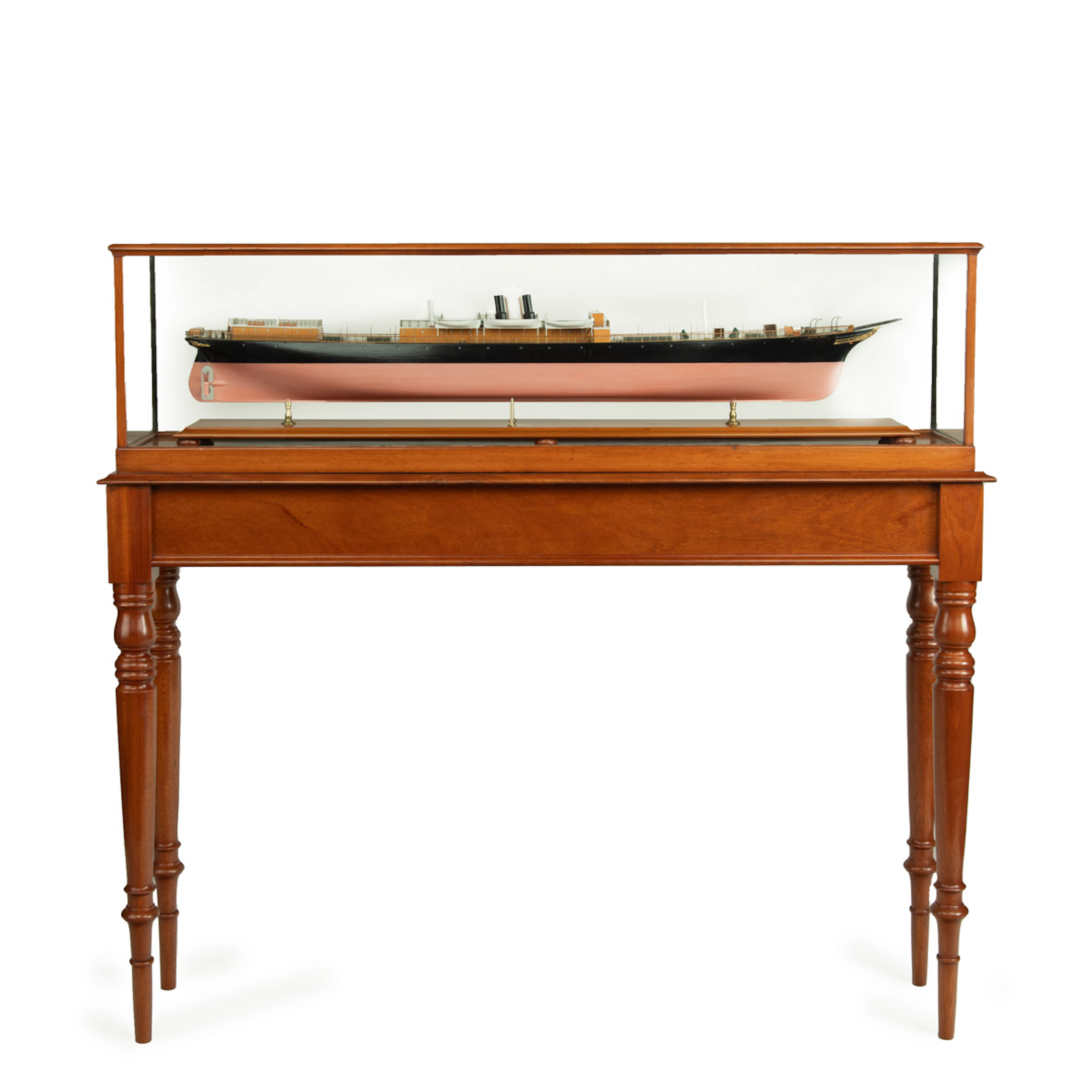 A shipyard model of the liner Nippon Moru, dated 1898