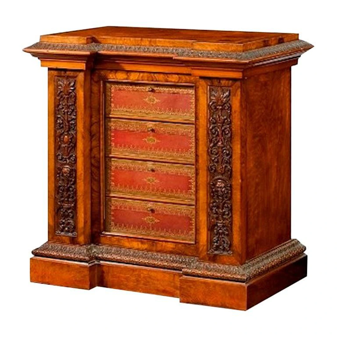 A Victorian library cabinet
