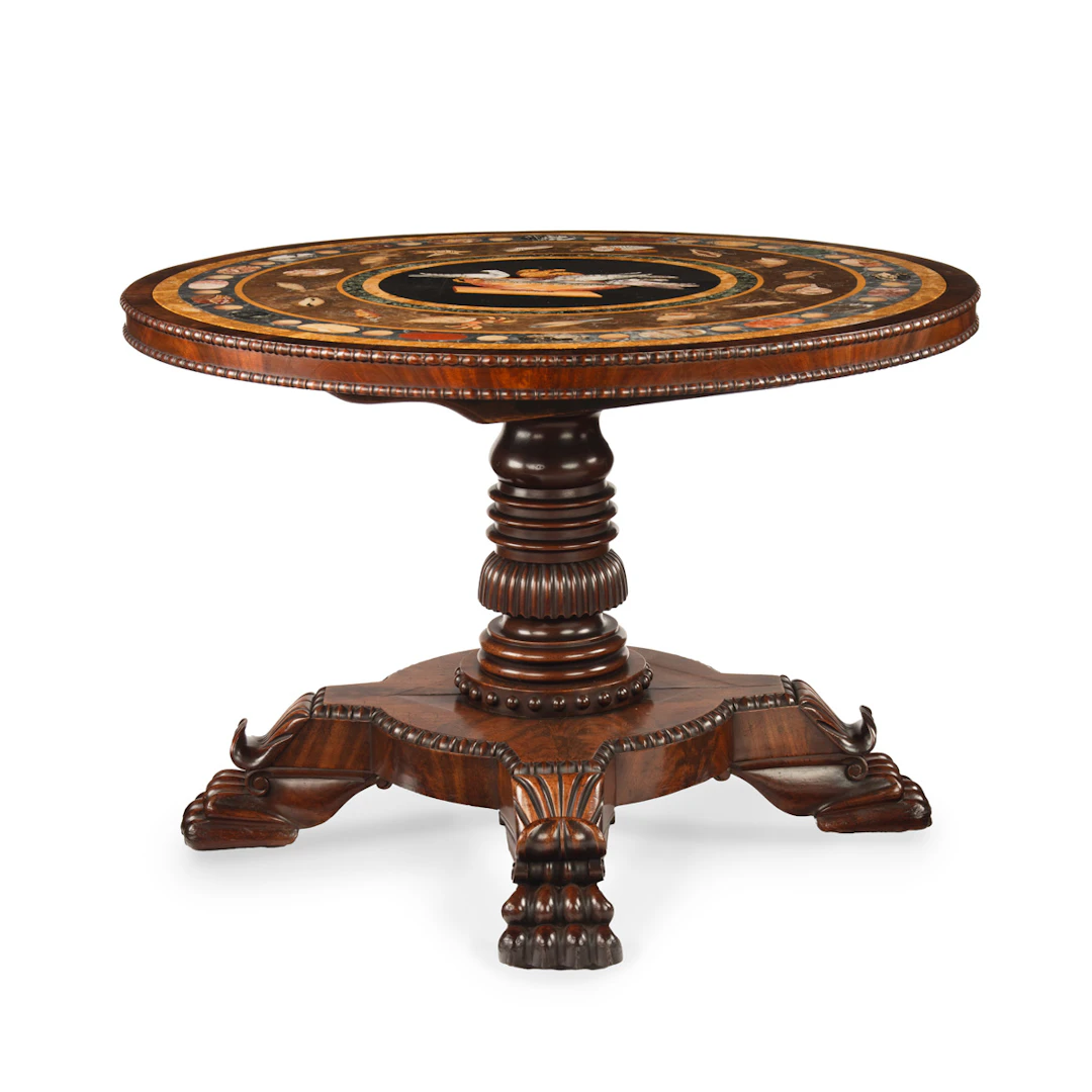 A Highly Important Documentary Pietra Dura Table Top by Giuseppe Darmanin
