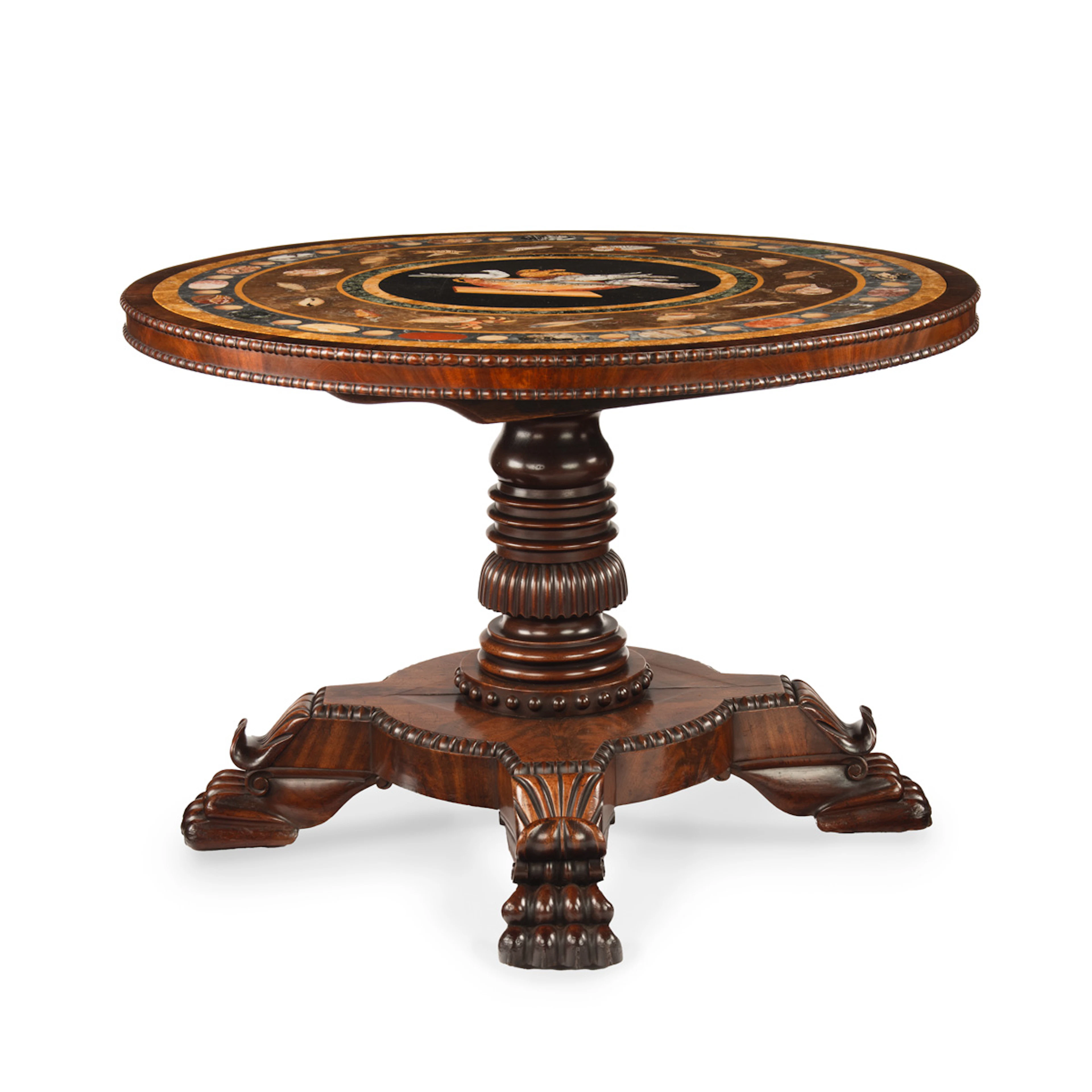 A Highly Important Documentary Pietra Dura Table Top by Giuseppe Darmanin
