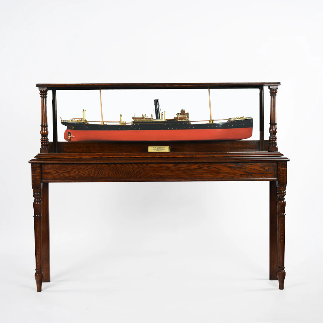 A Fine Cased Presentation Builder’s Model of the S. S. Tamaqua Cargo