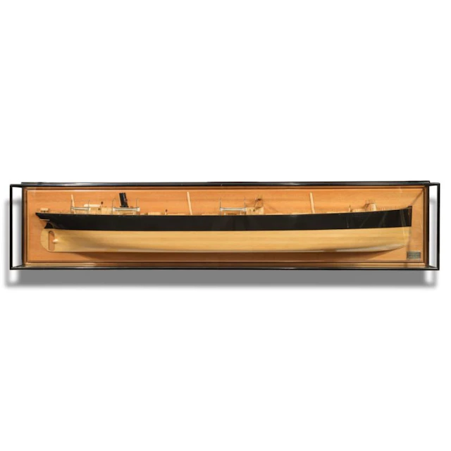 A fine Shipyard half hull model of the NORTHERN LIGHT
