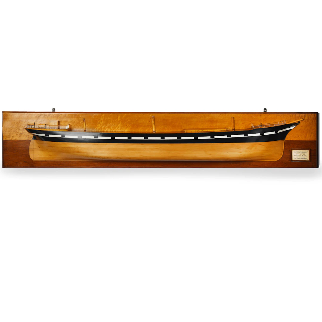 A half hull model of ‘Sutherlandshire’ by Russell & Co, 1882