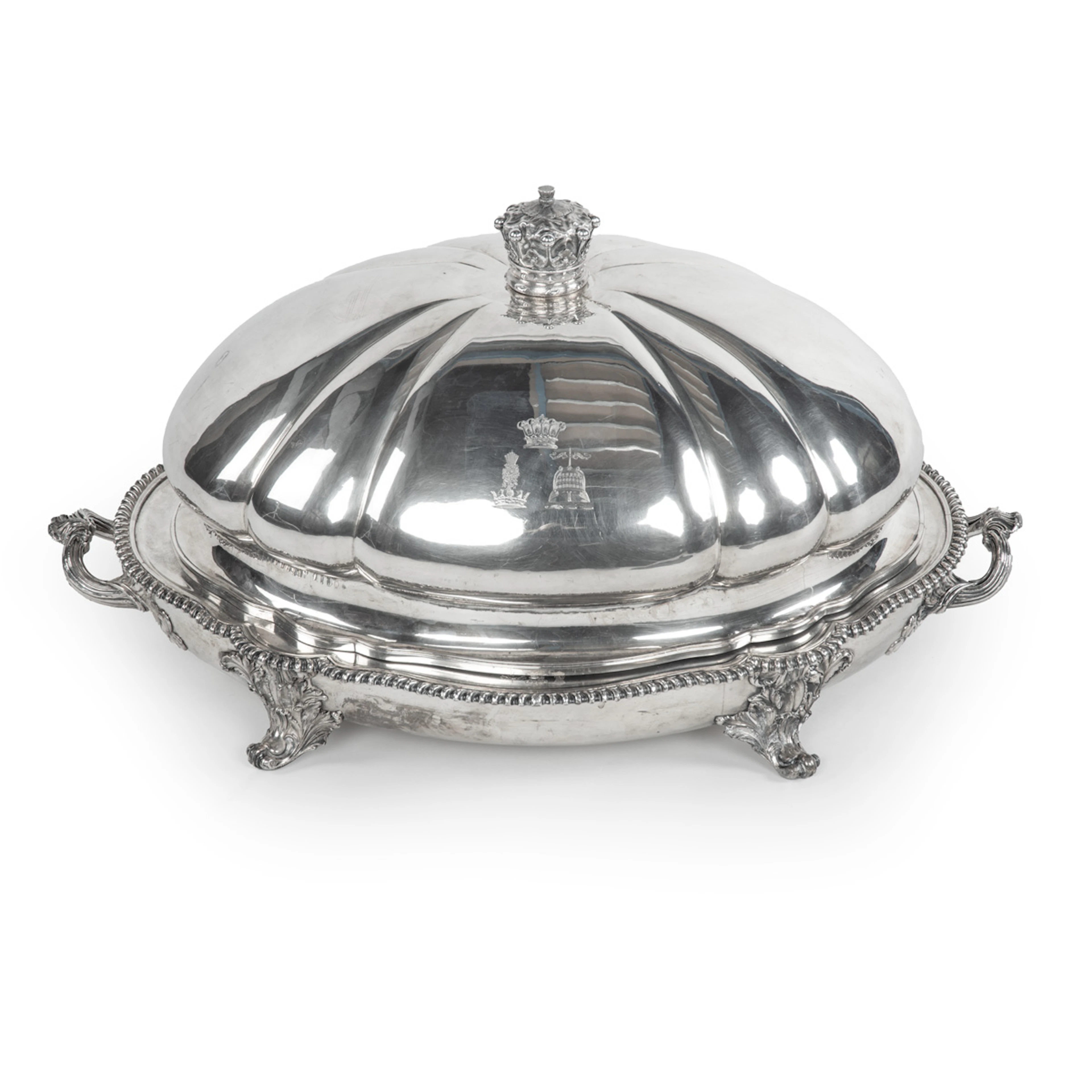Earl Nelson’s Old Sheffield Plated Heated Venison Dish or Tureen and