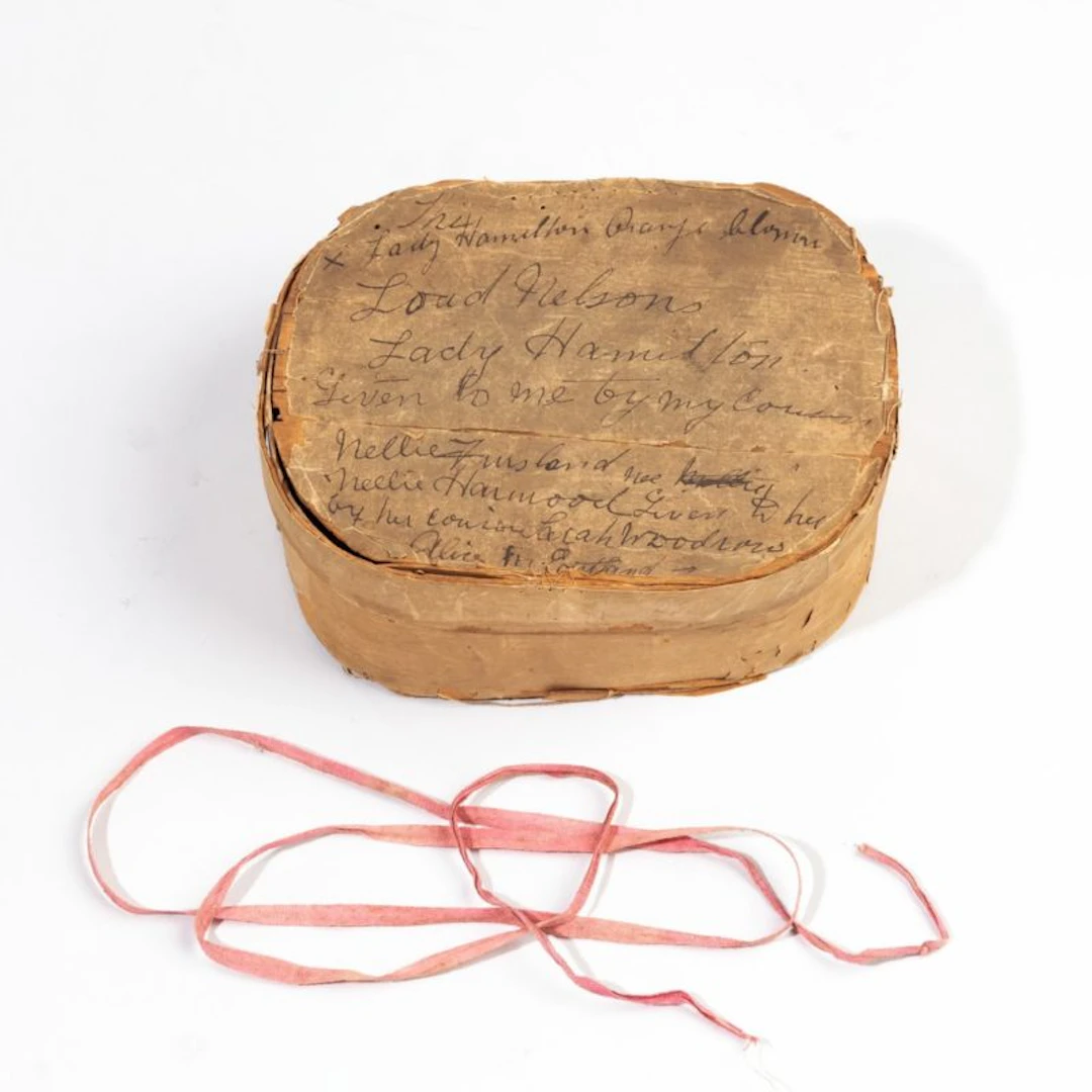 Emma, Lady Hamilton’s ‘orange blossom’ box for her wedding flowers